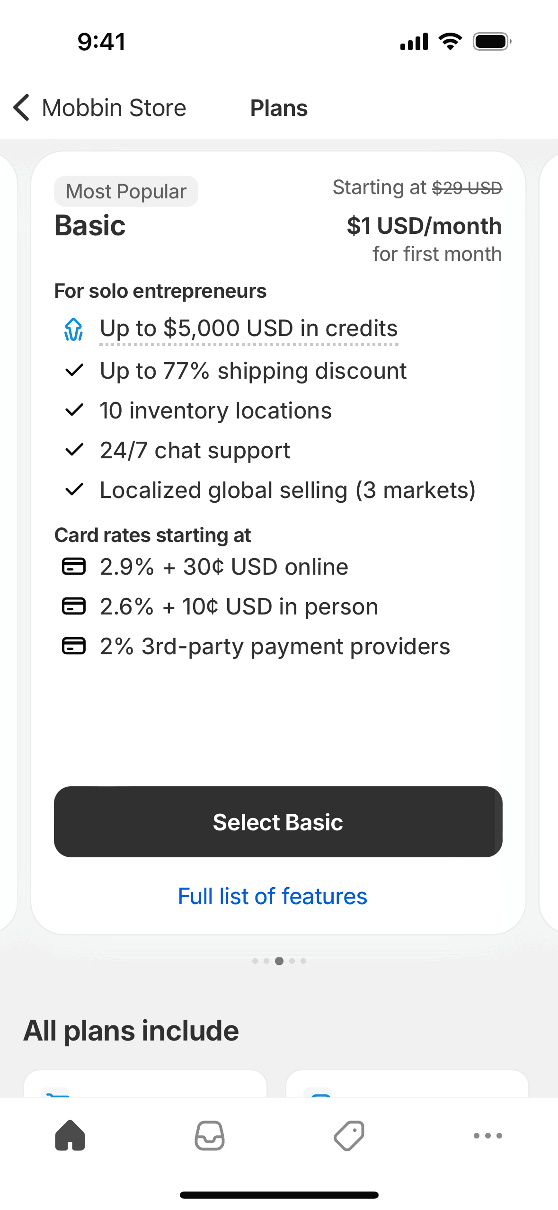 Shopify iOS Business interface screenshot 5