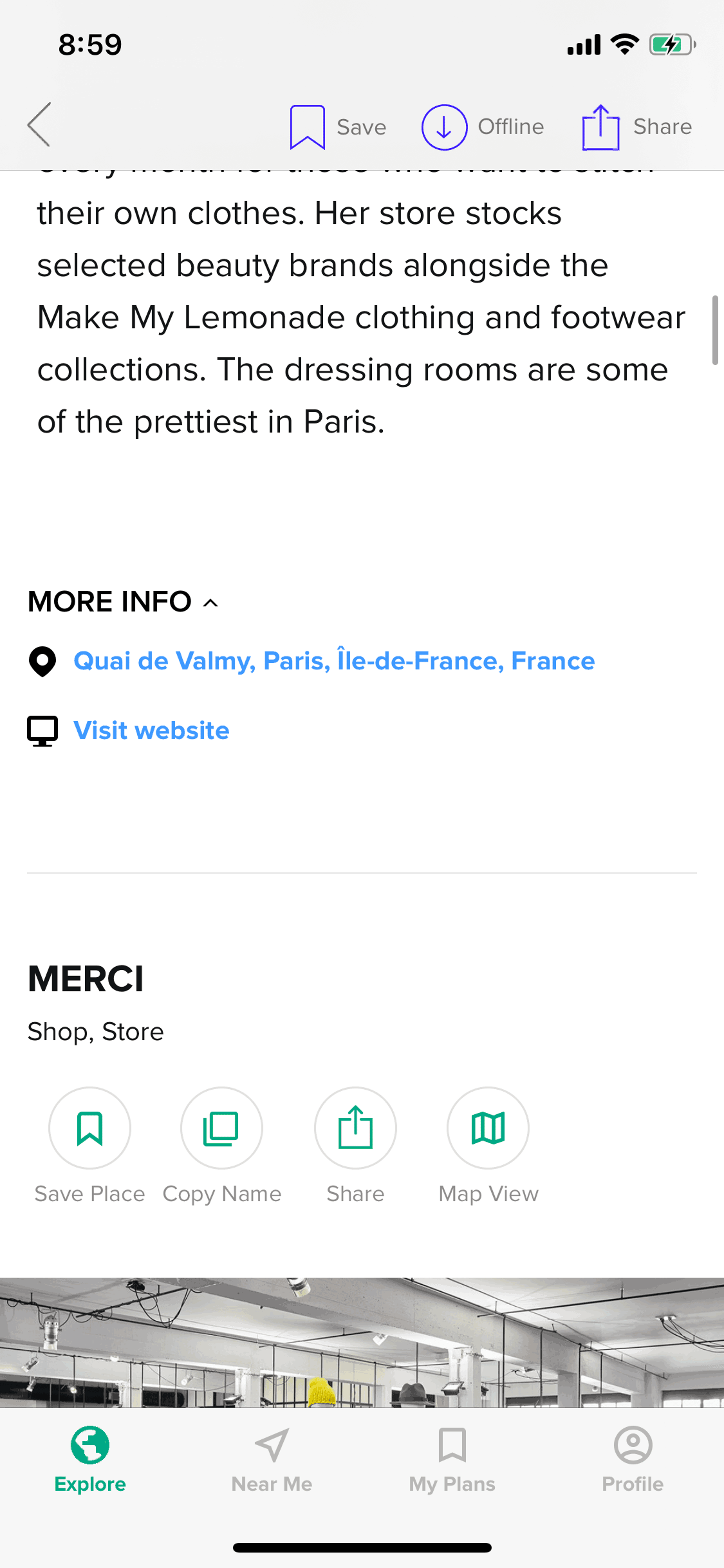 Culture Trip iOS Travel & Transportation interface screenshot 18