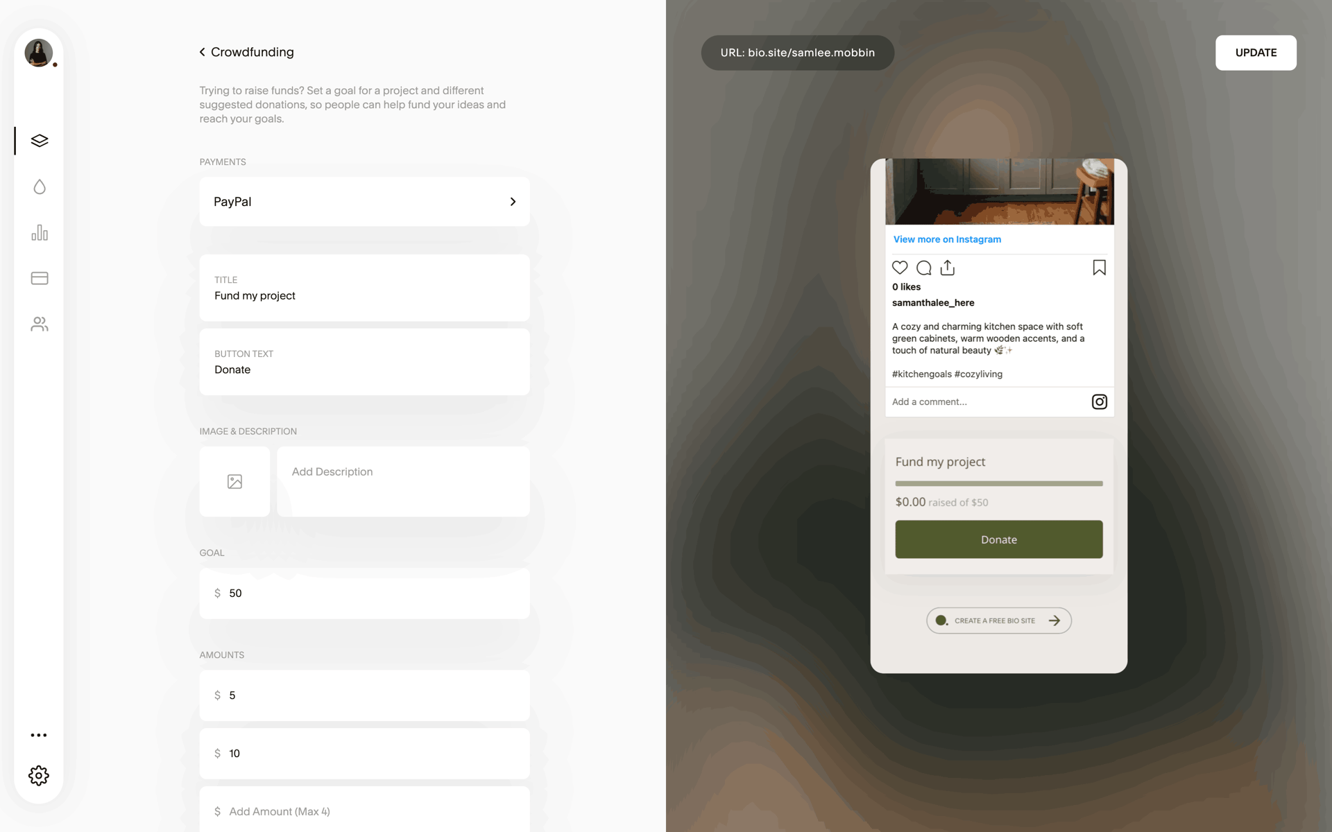 Biosites Web Business interface screenshot 11