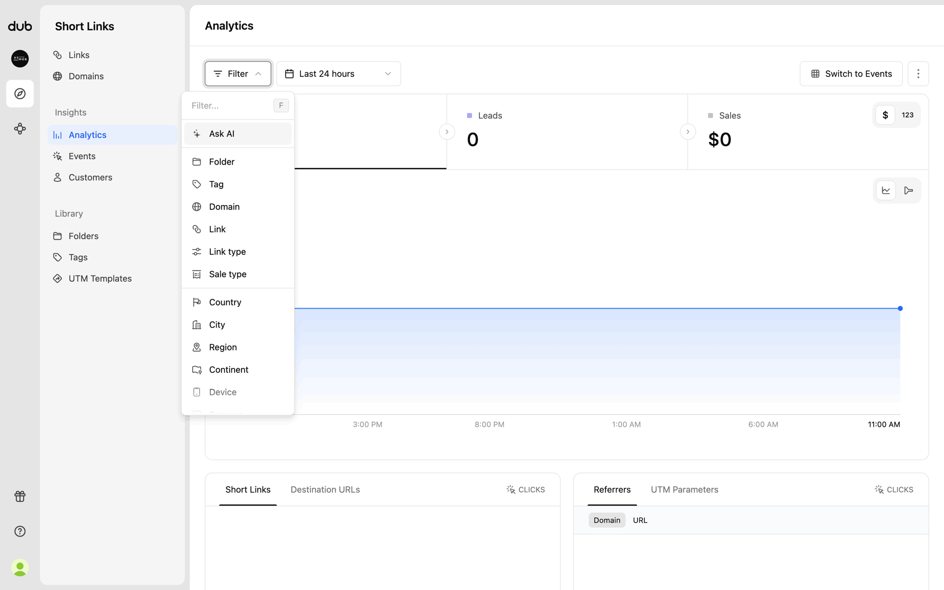 Dub Web Business interface screenshot 10