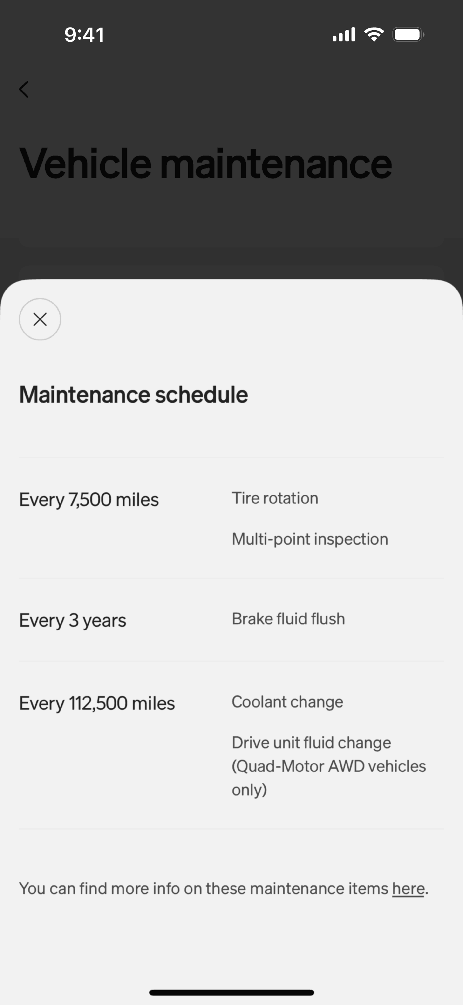 Rivian iOS Travel & Transportation interface screenshot 9