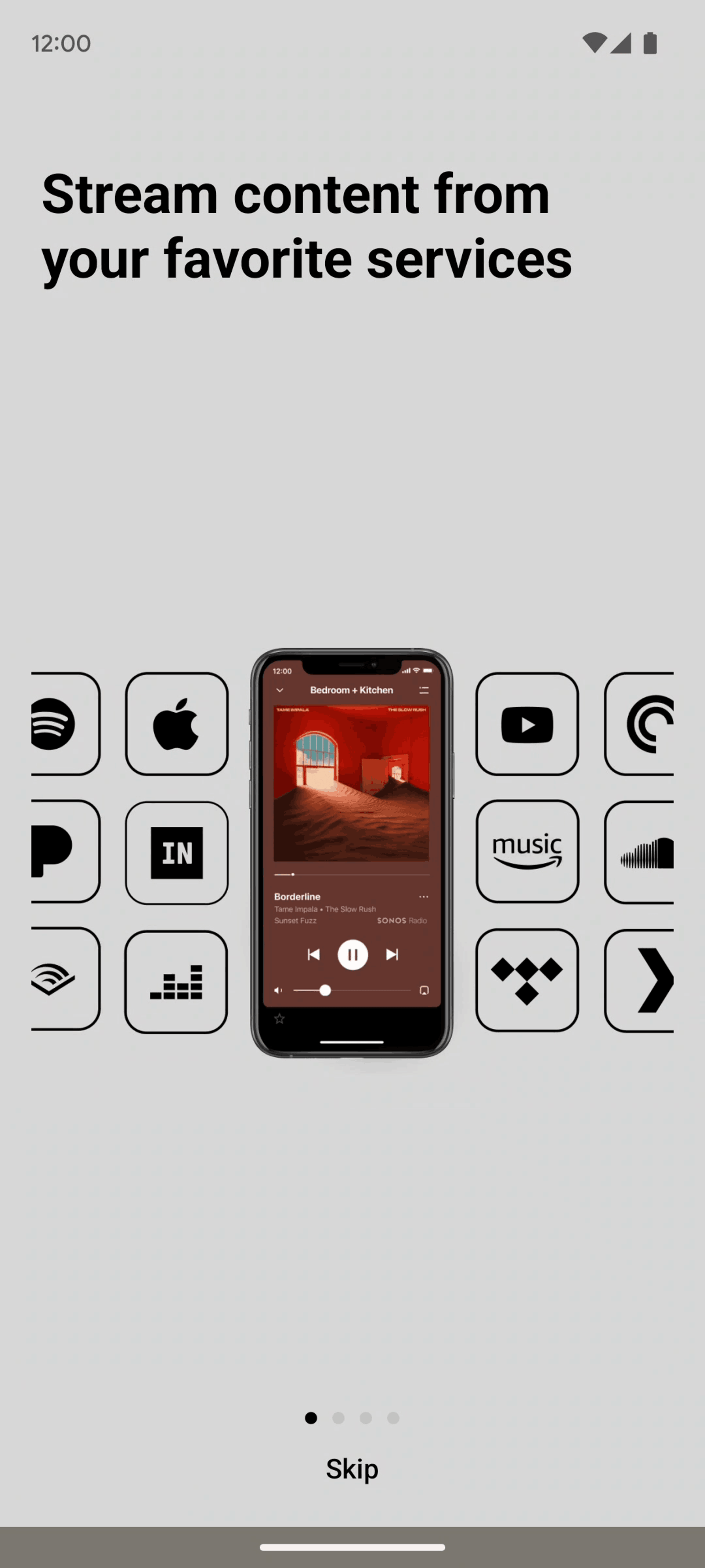 Sonos Android Music & Audio interface screenshot 9