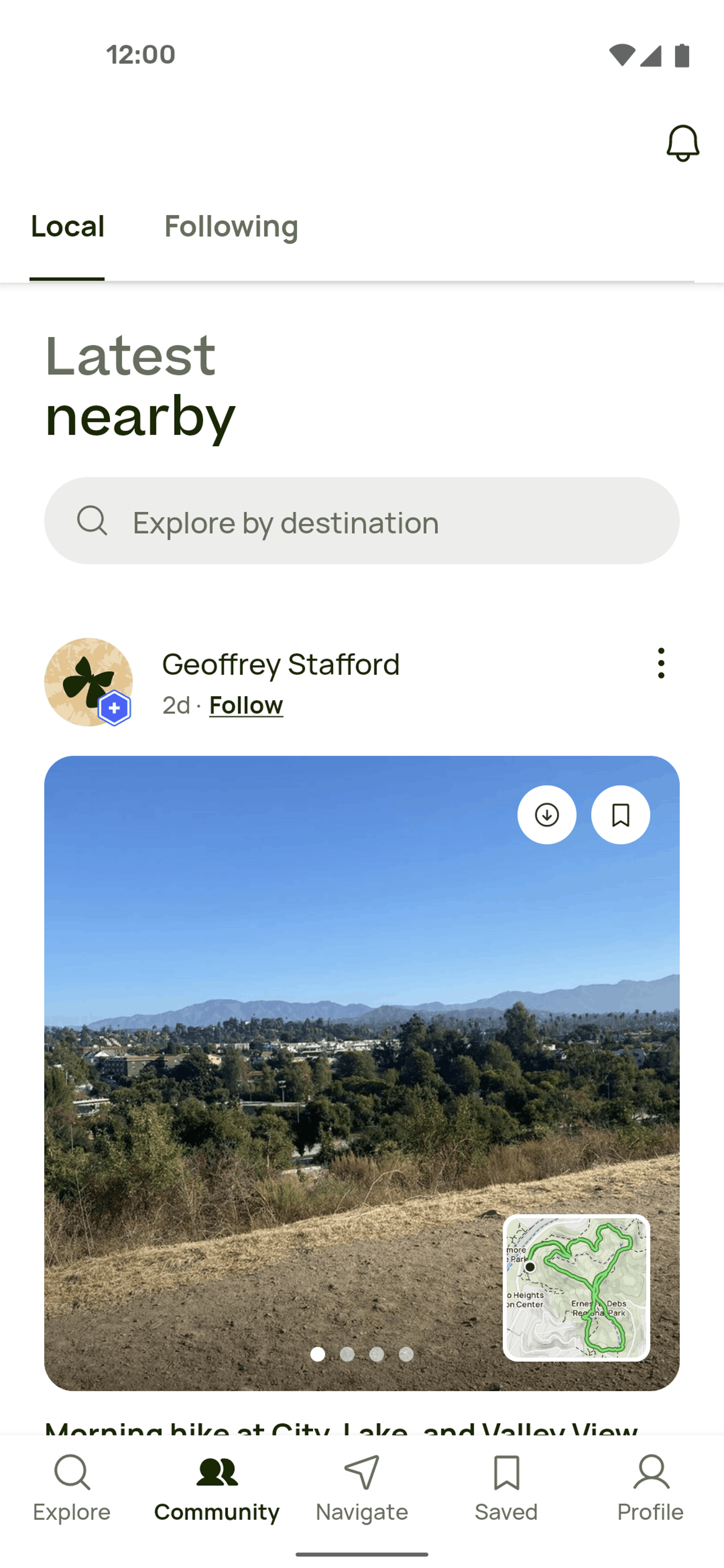 AllTrails Android Health & Fitness interface screenshot 14