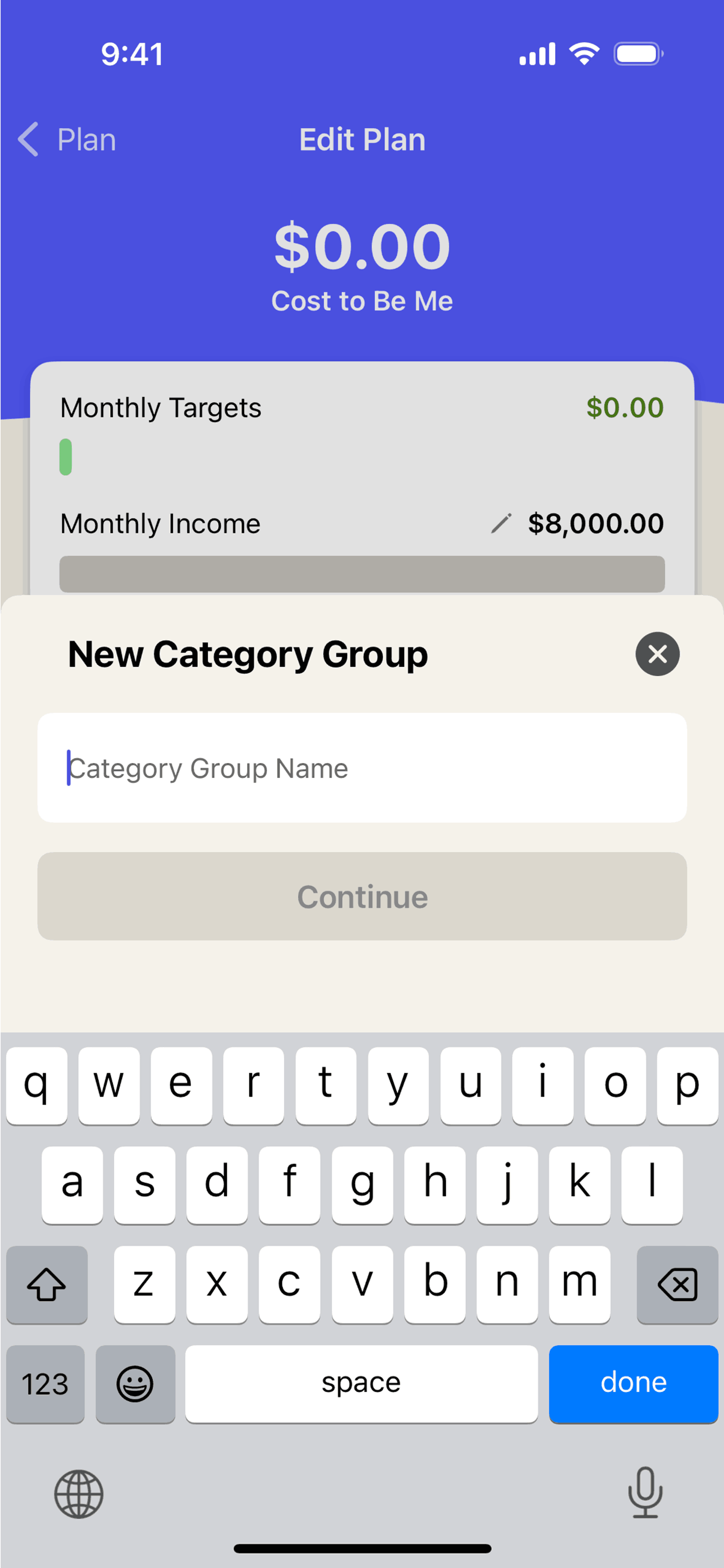 YNAB iOS Finance interface screenshot 18
