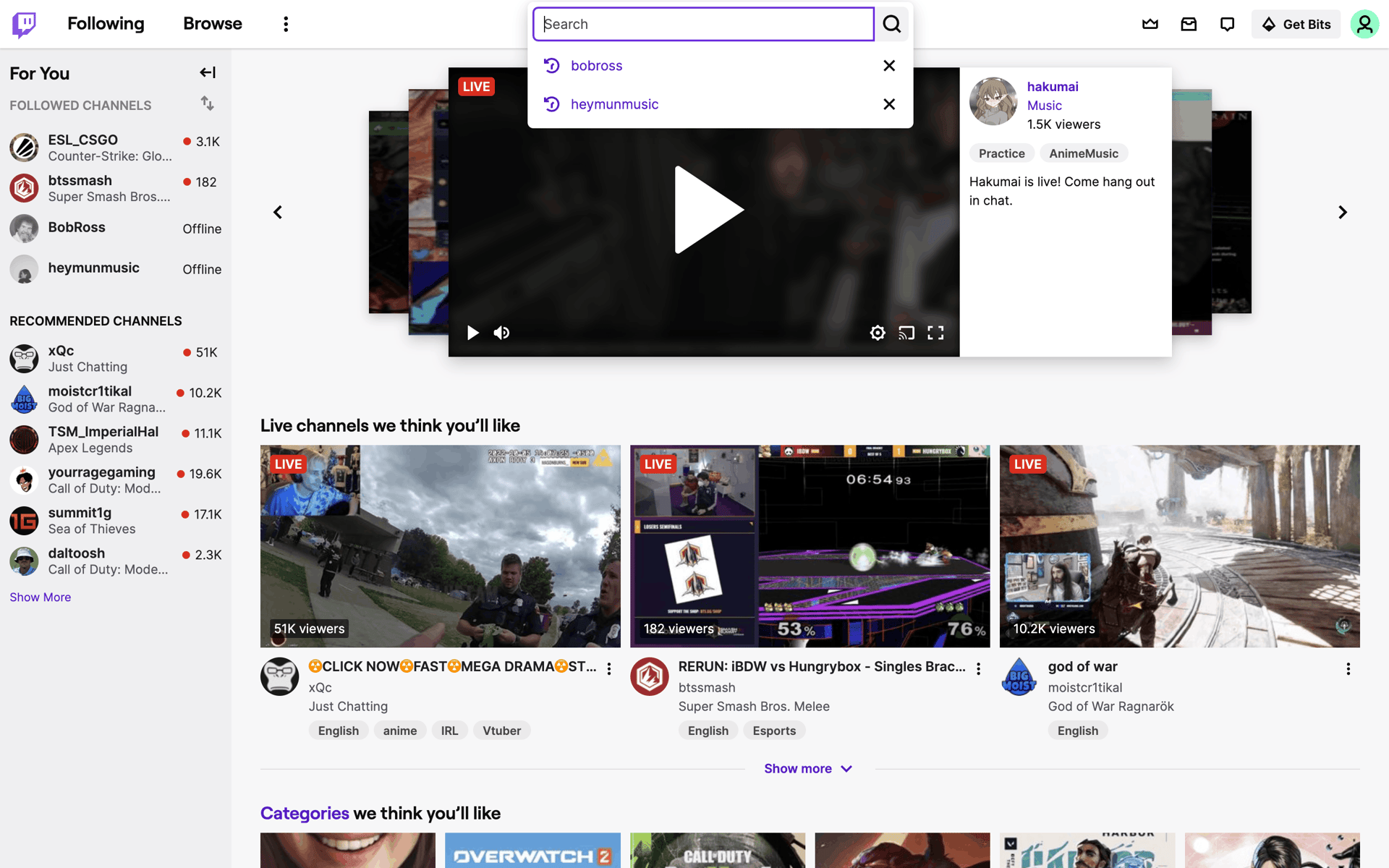Twitch Web Photo & Video interface screenshot 15