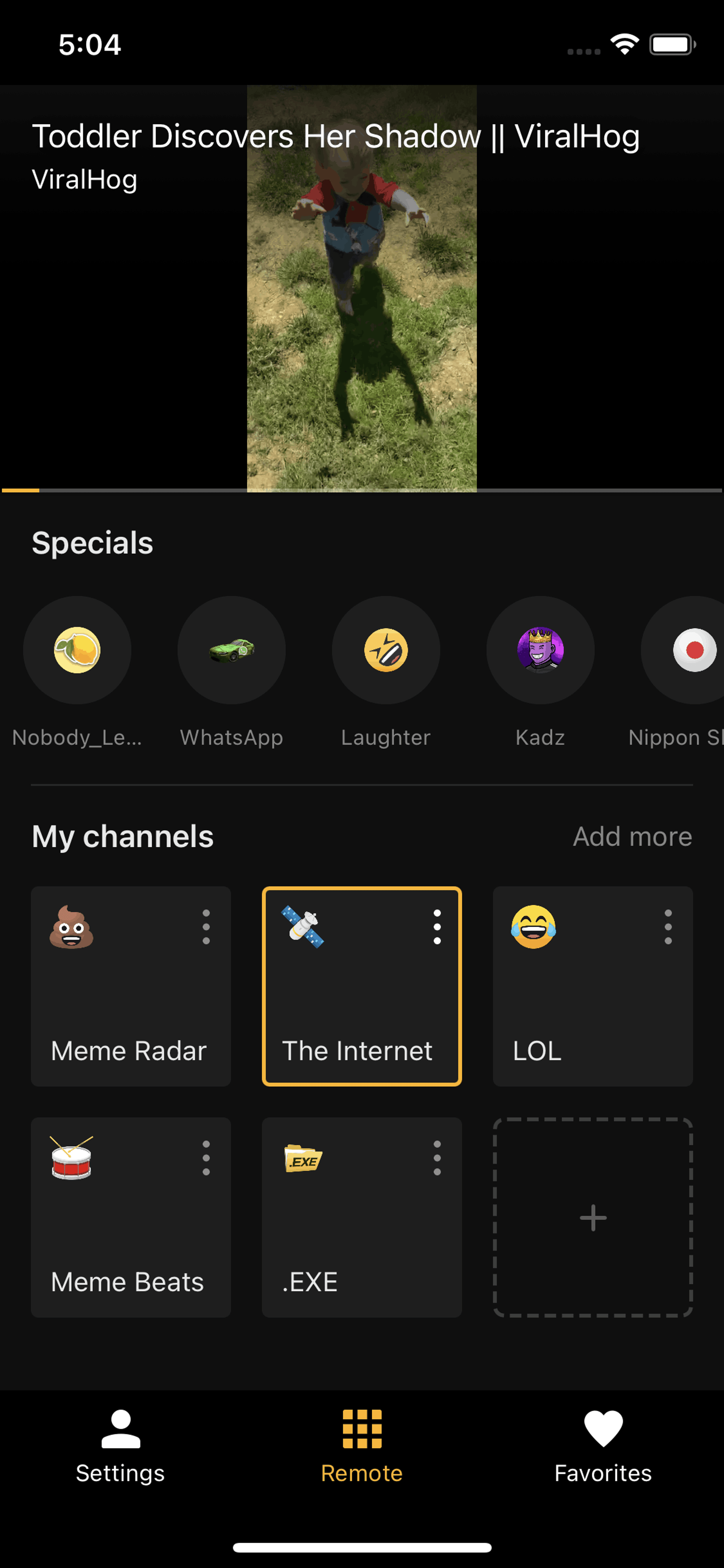 Neverthink iOS Entertainment interface screenshot 11
