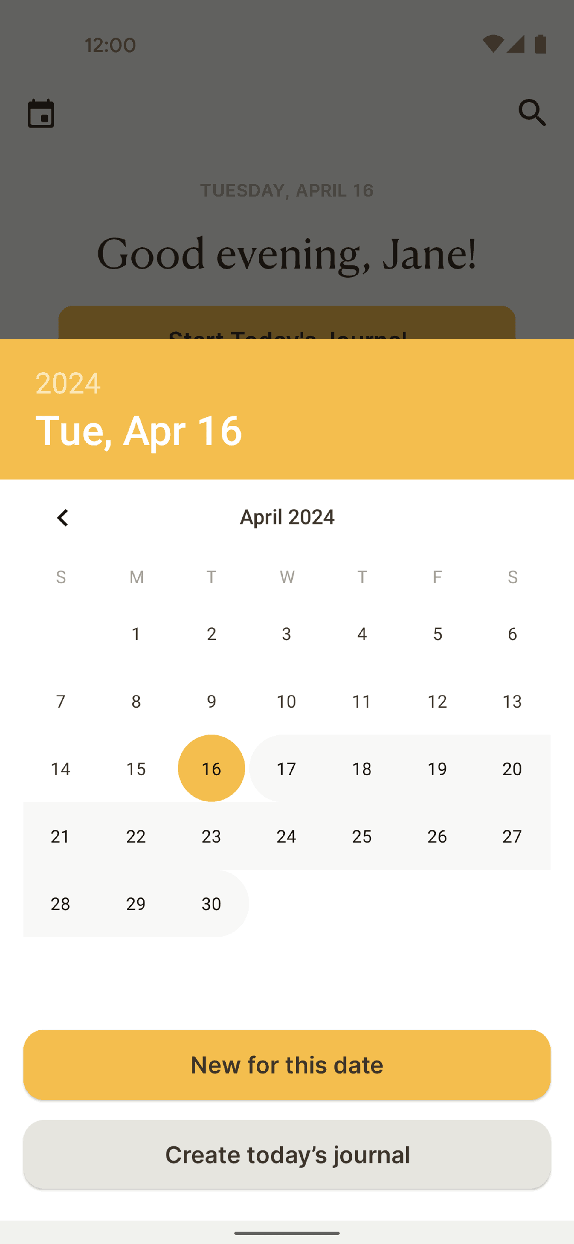 5 Minute Journal Android Health & Fitness interface screenshot 23