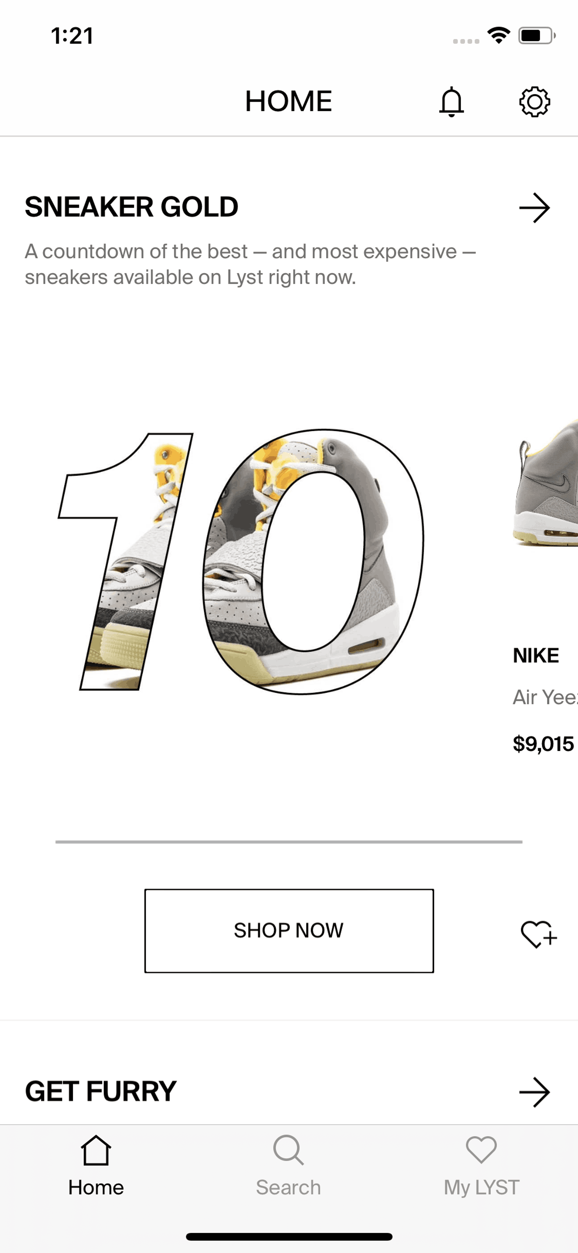 Lyst iOS Shopping interface screenshot 21