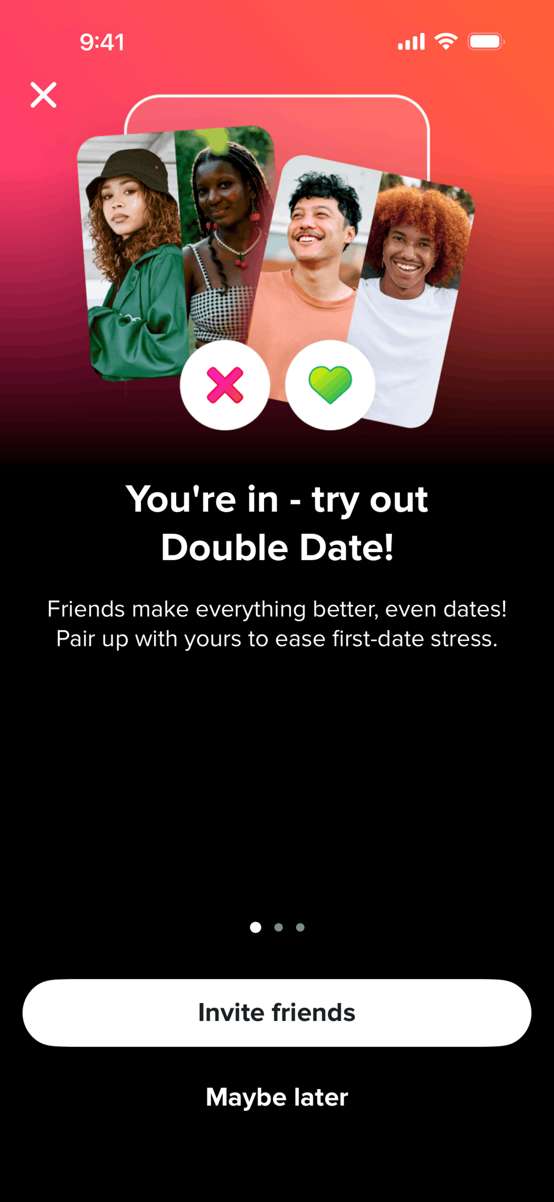 Tinder iOS Social Networking interface screenshot 12