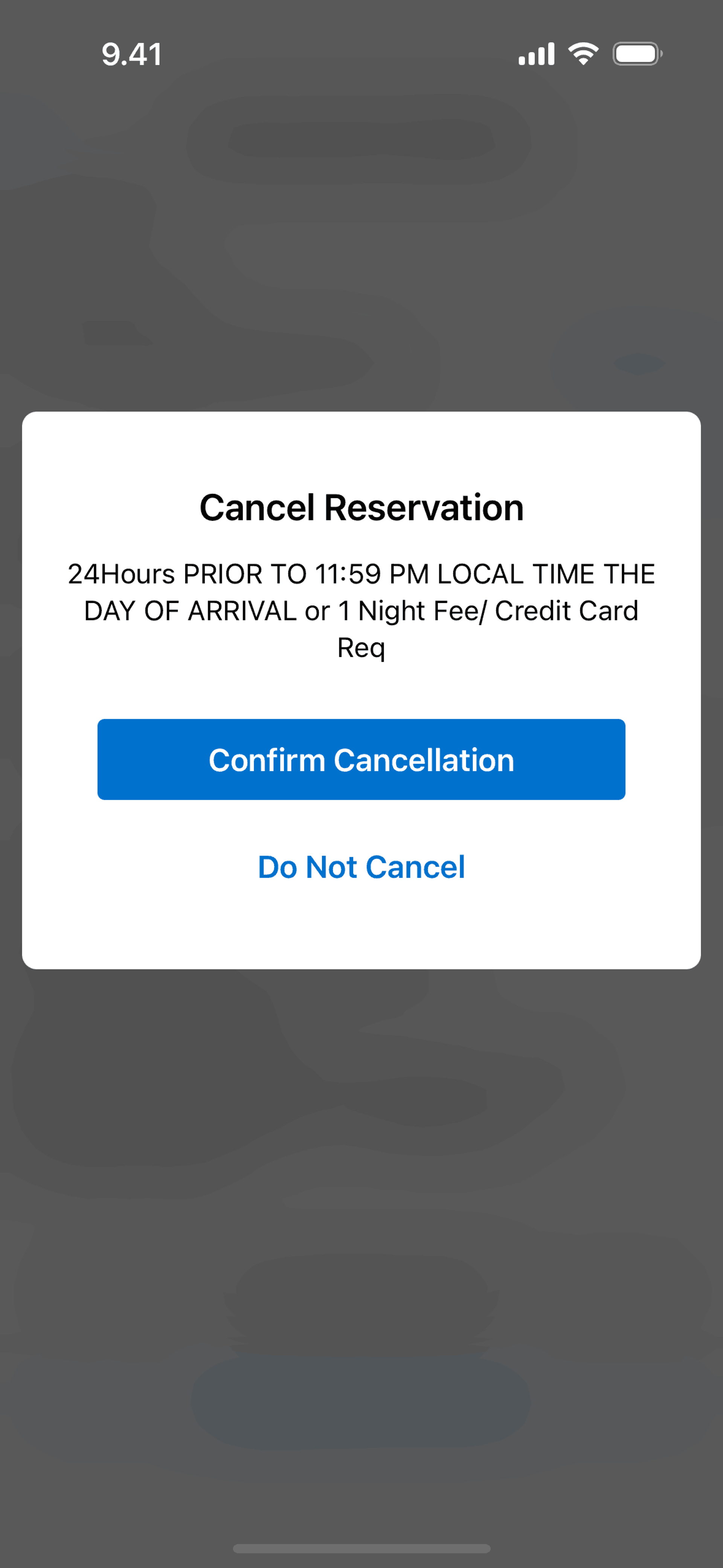 World of Hyatt iOS Travel & Transportation interface screenshot 9