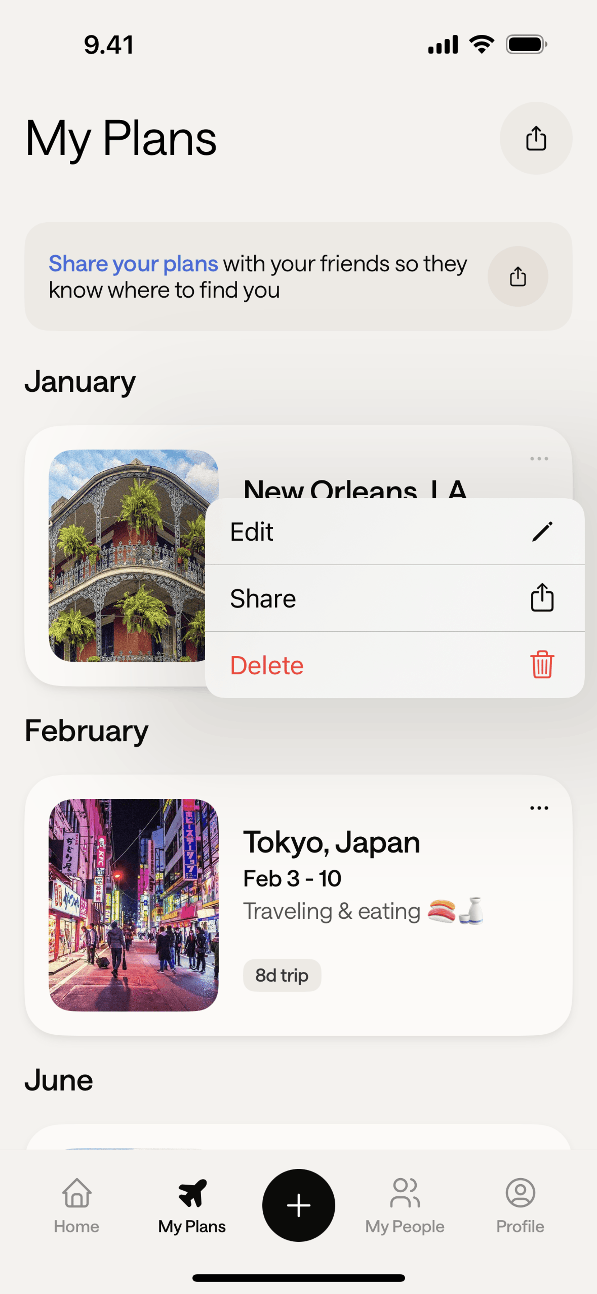 Mozi iOS Social Networking interface screenshot 10