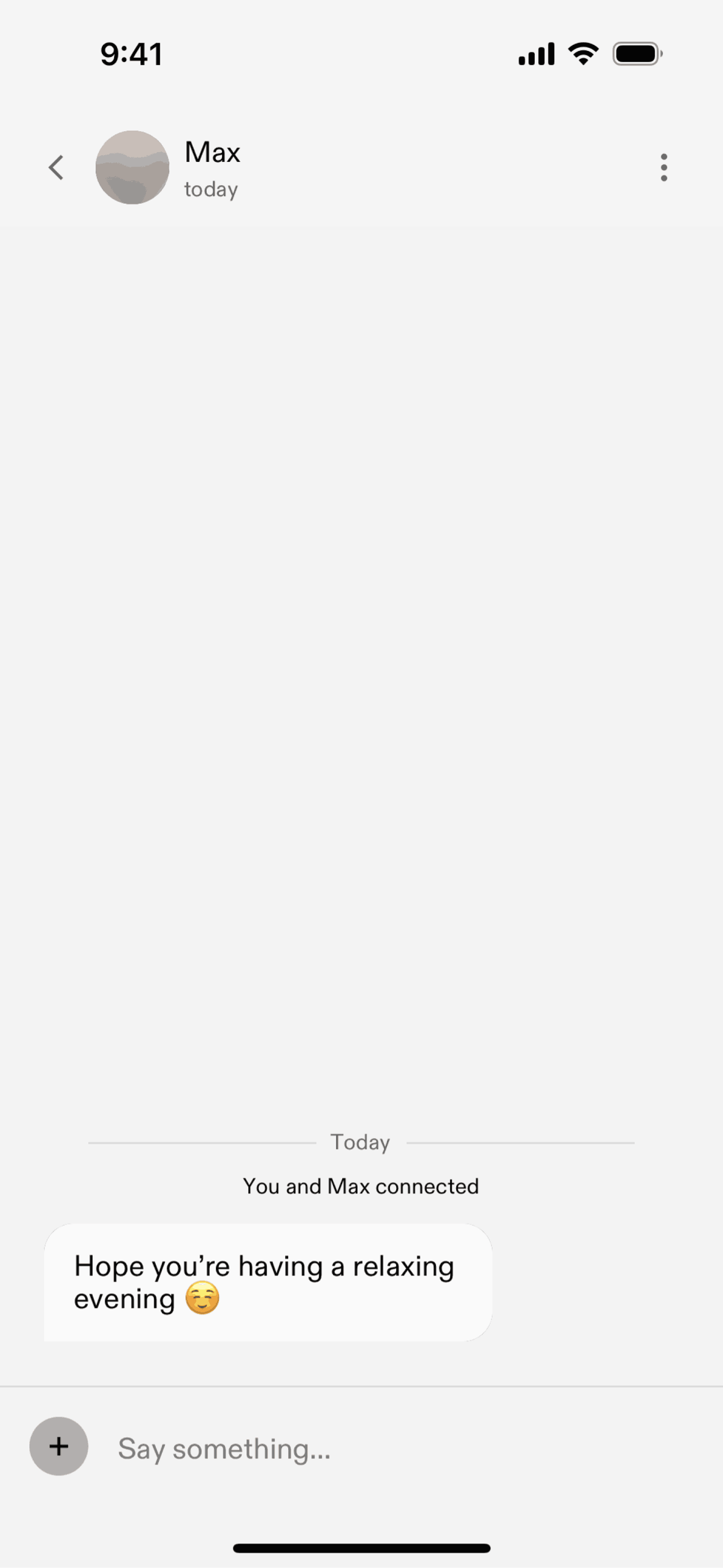 Feeld iOS Communication interface screenshot 7