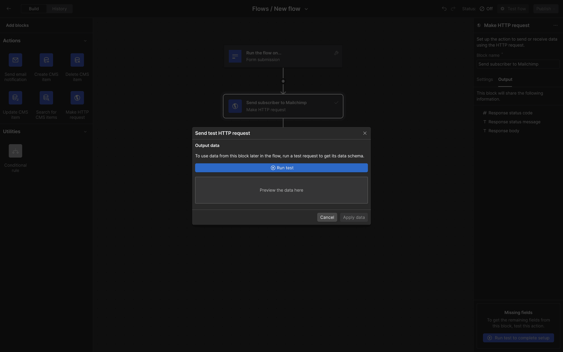 Webflow Web Productivity interface screenshot 22