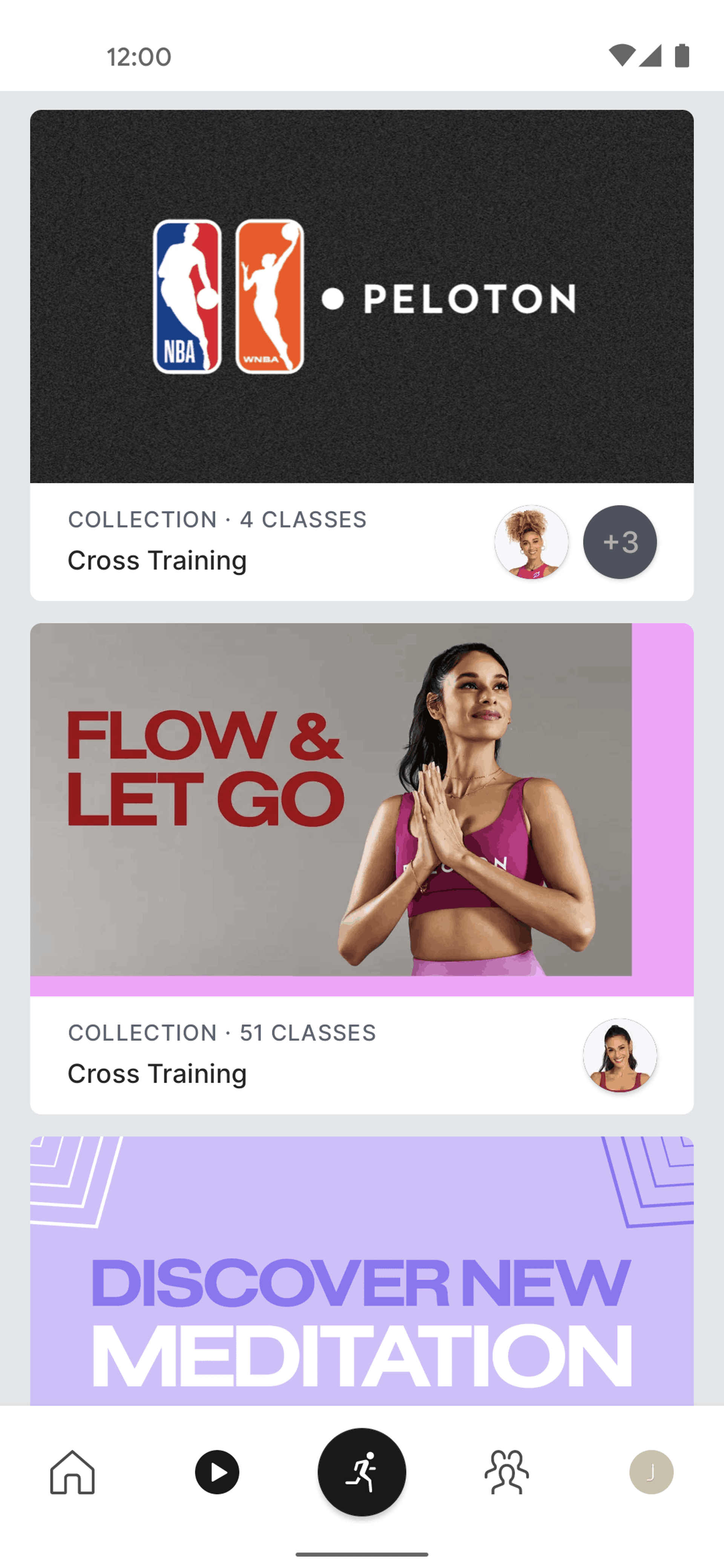 Peloton Android Health & Fitness interface screenshot 6