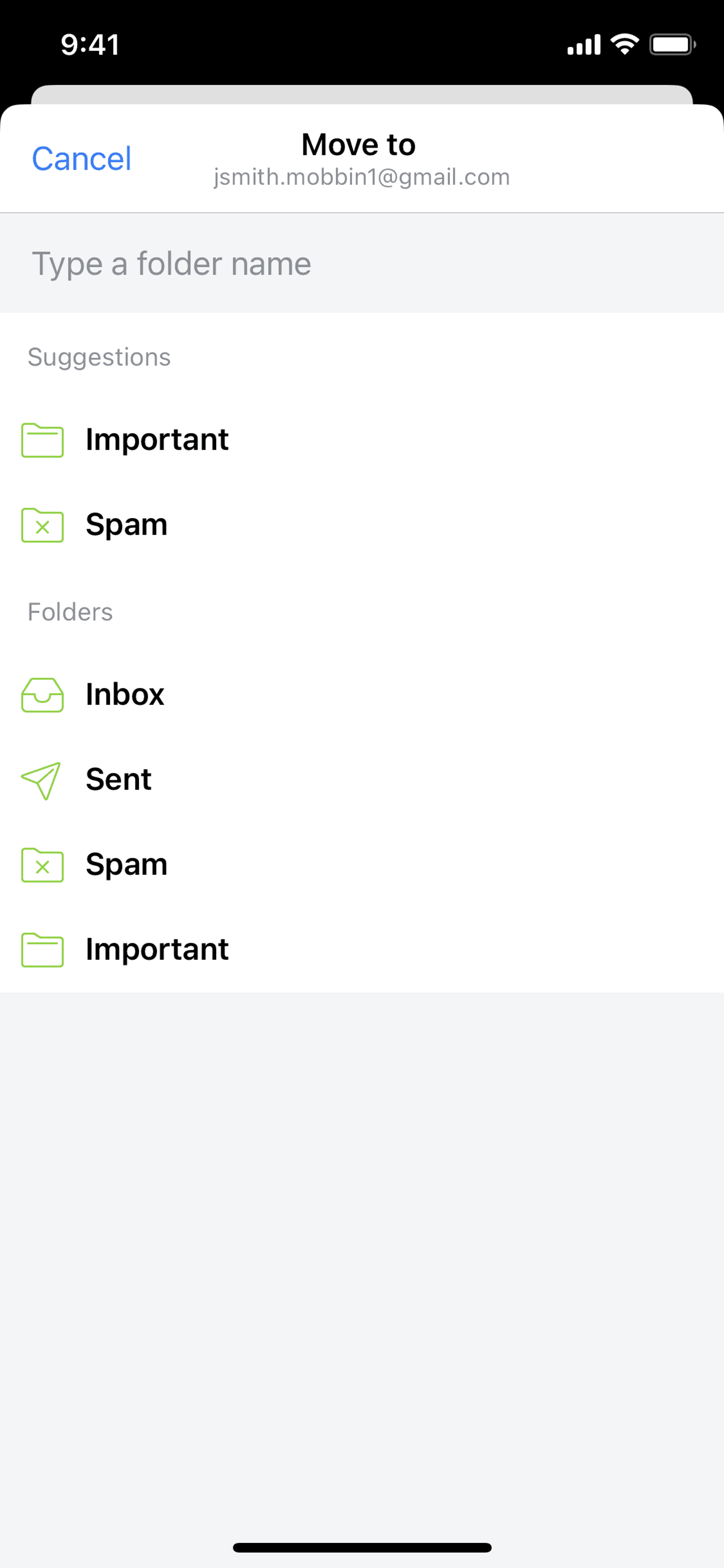Spark Mail iOS AI interface screenshot 7