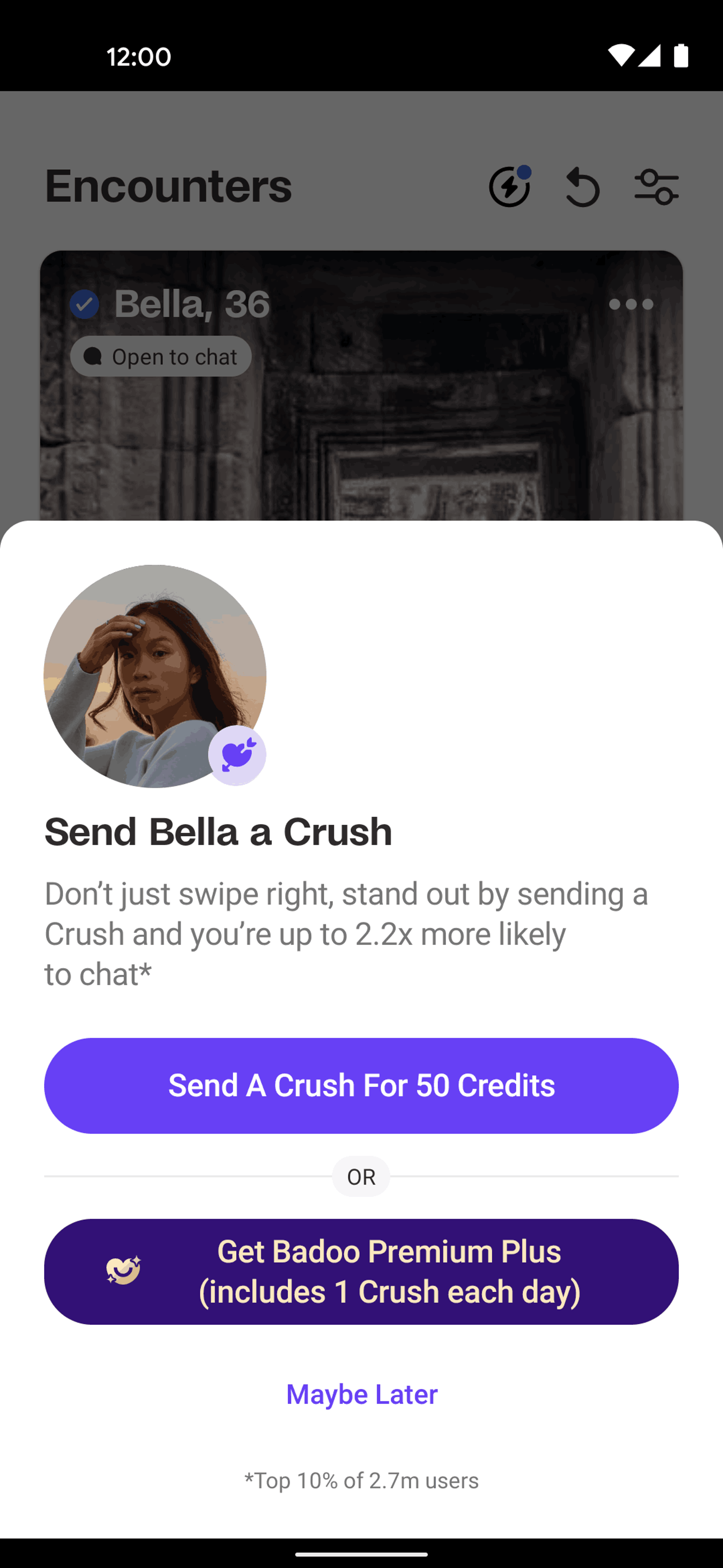 Badoo Android Lifestyle interface screenshot 23