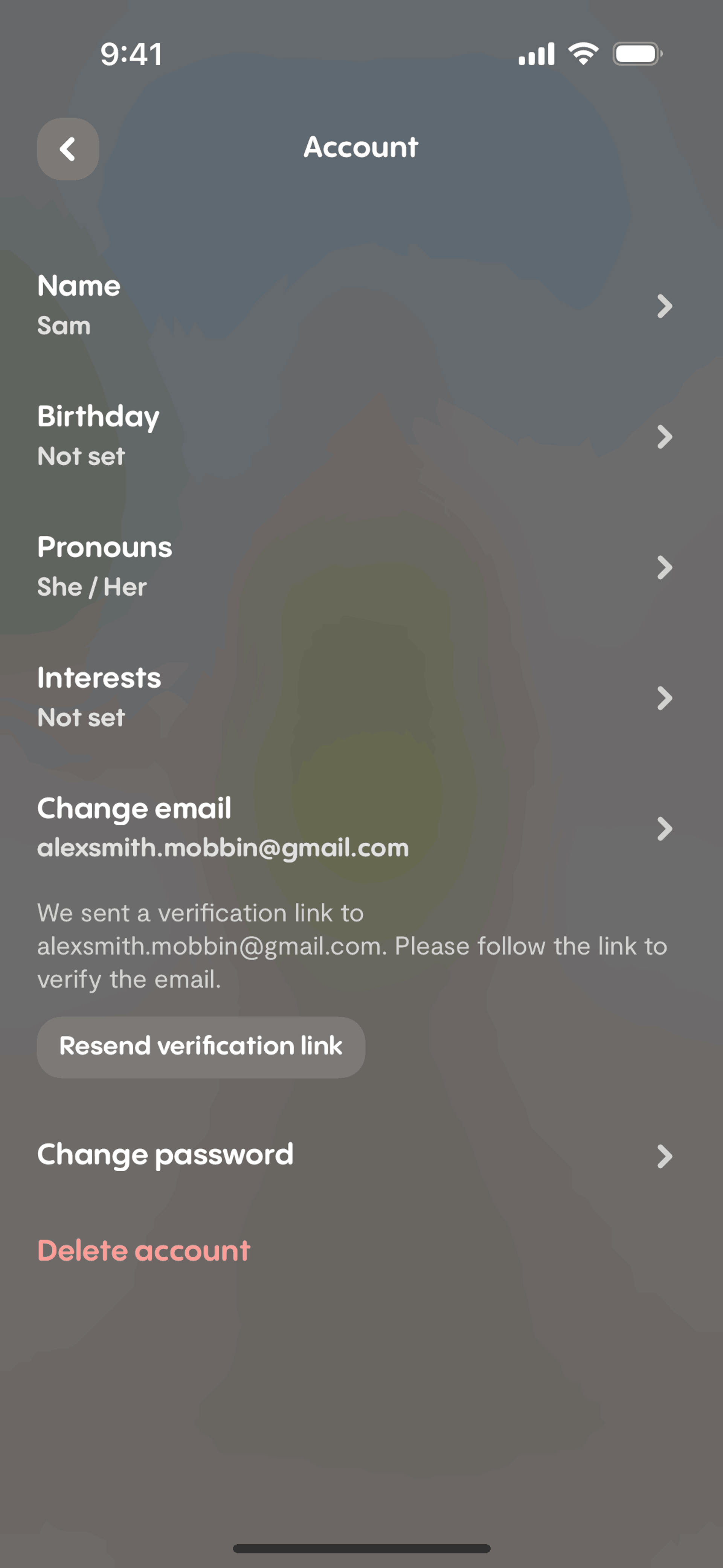Replika iOS Health & Fitness interface screenshot 2
