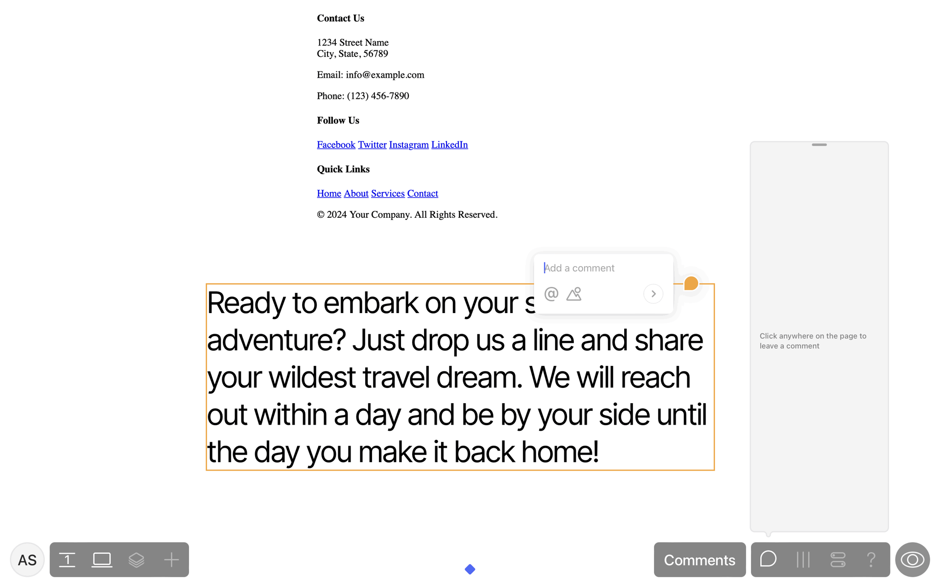 Readymag Web Business interface screenshot 19