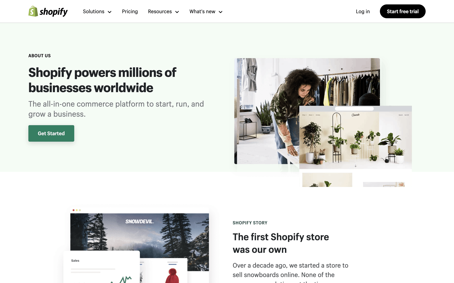 Shopify Web Business interface screenshot 21