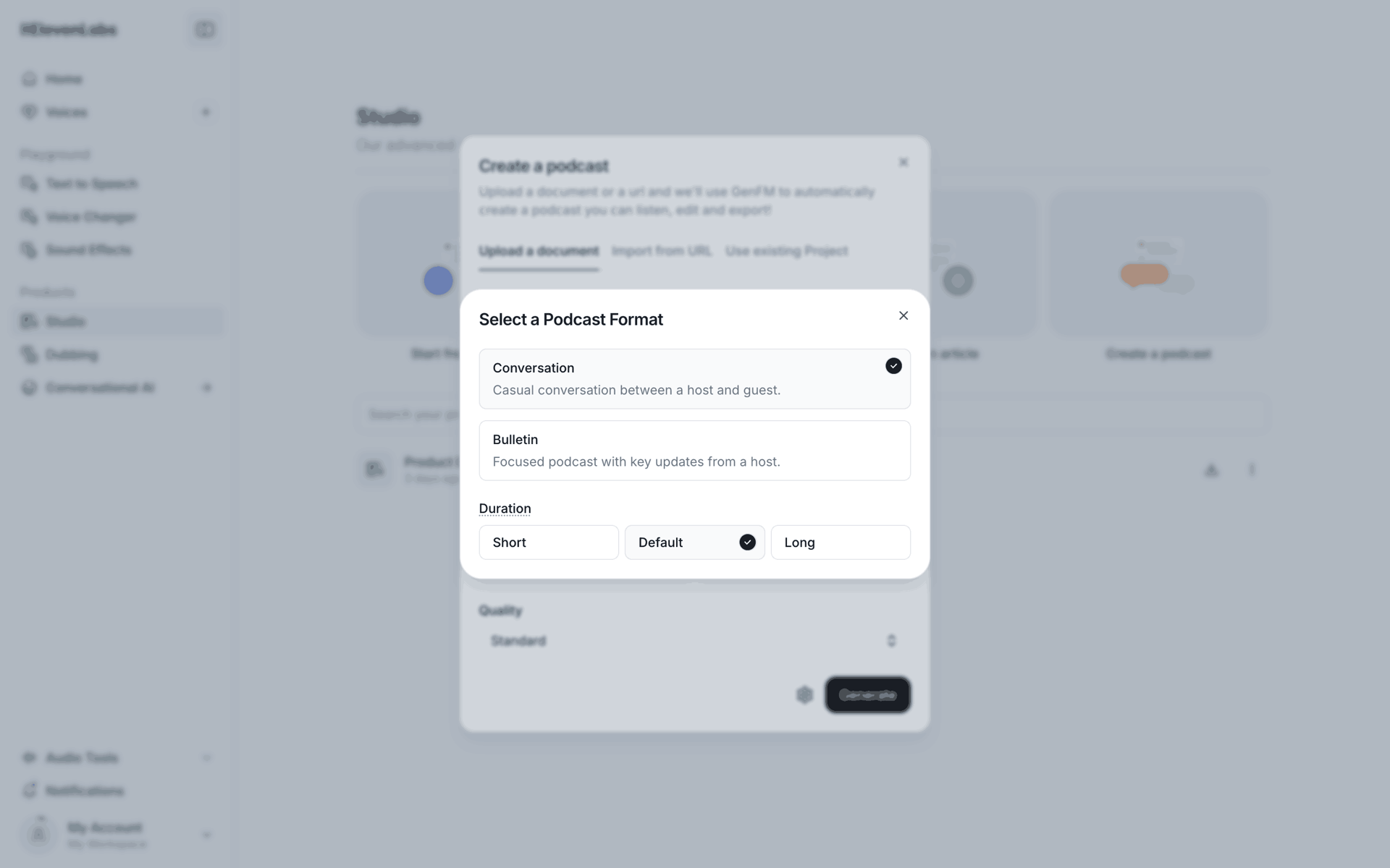 ElevenLabs Web AI interface screenshot 15