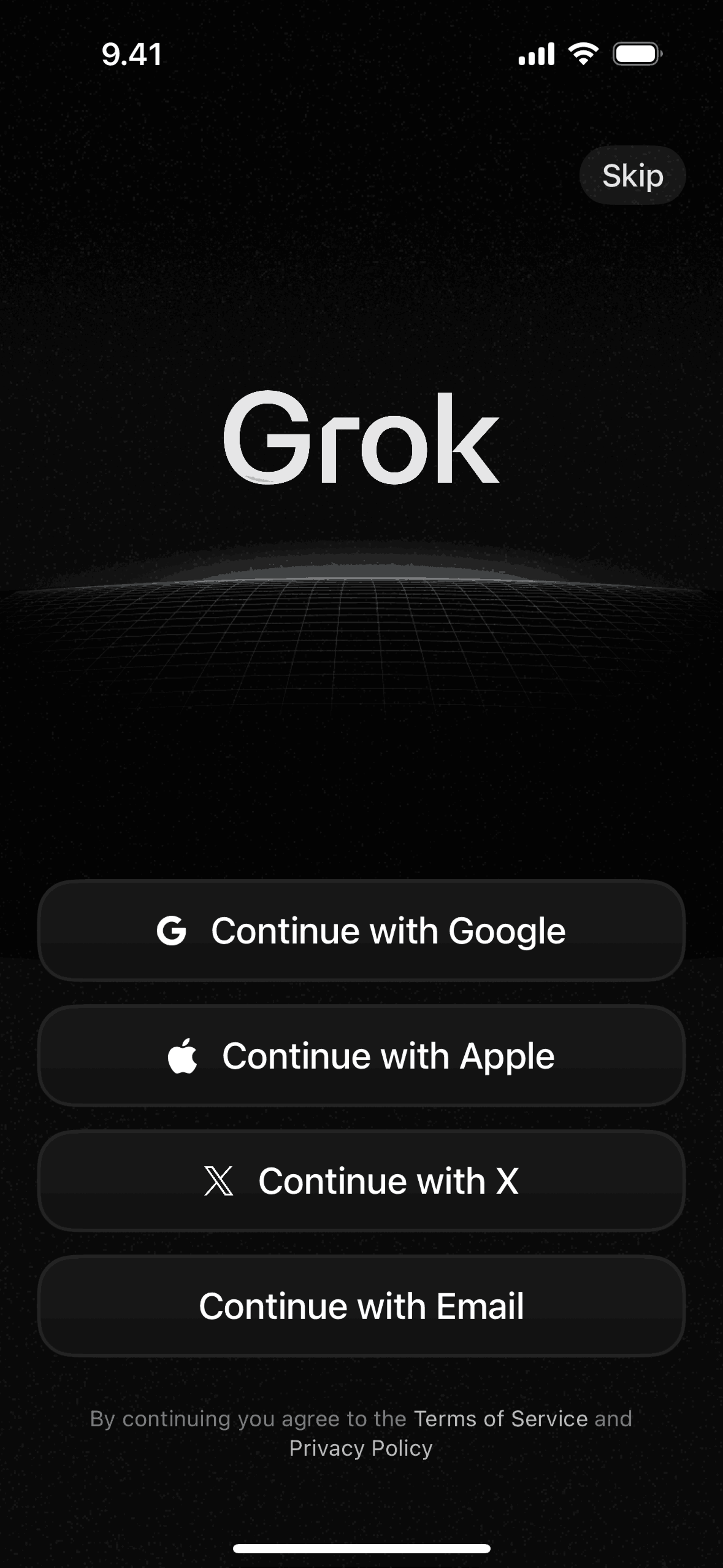 Grok iOS AI interface screenshot 7
