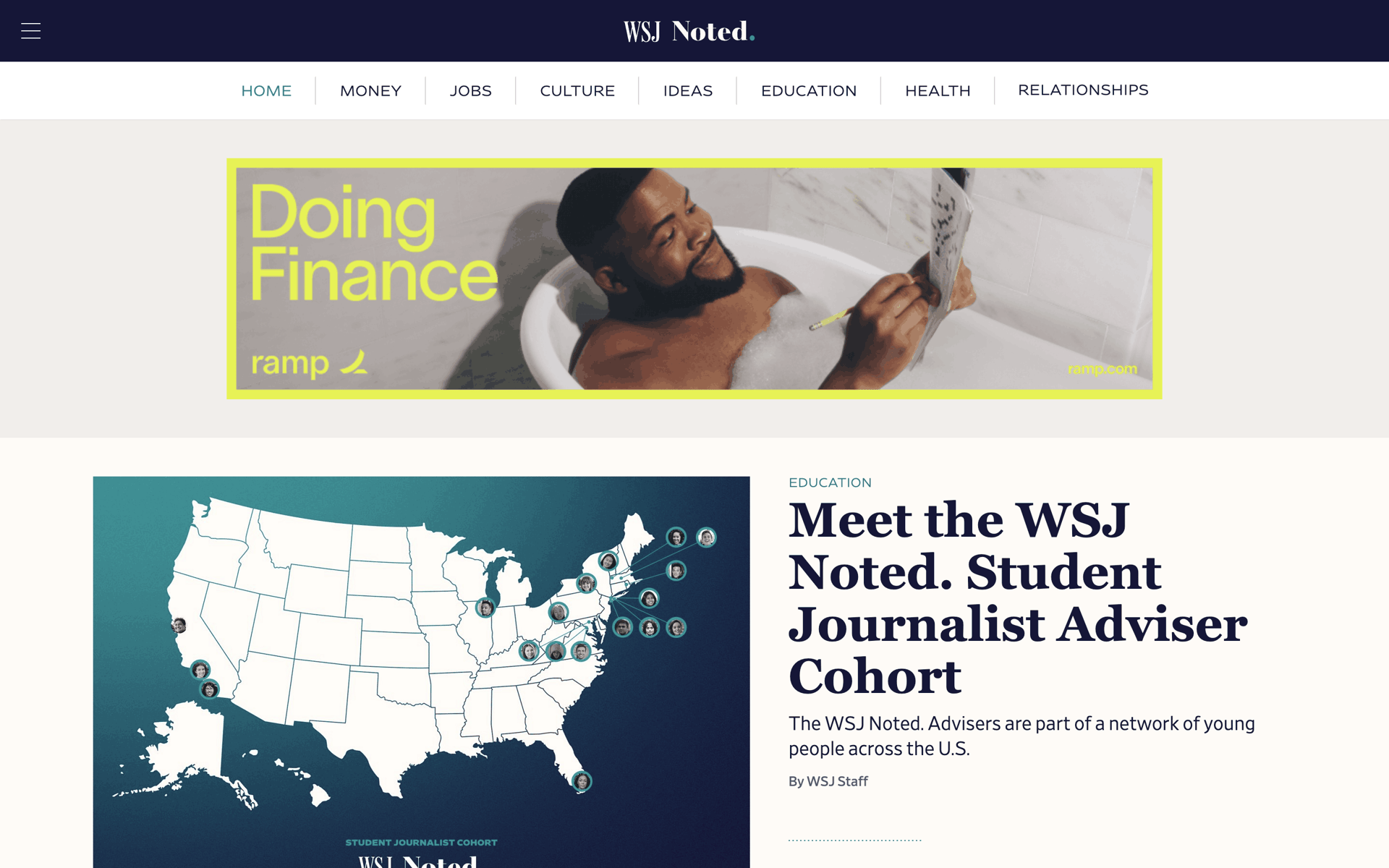 WSJ Web News interface screenshot 23