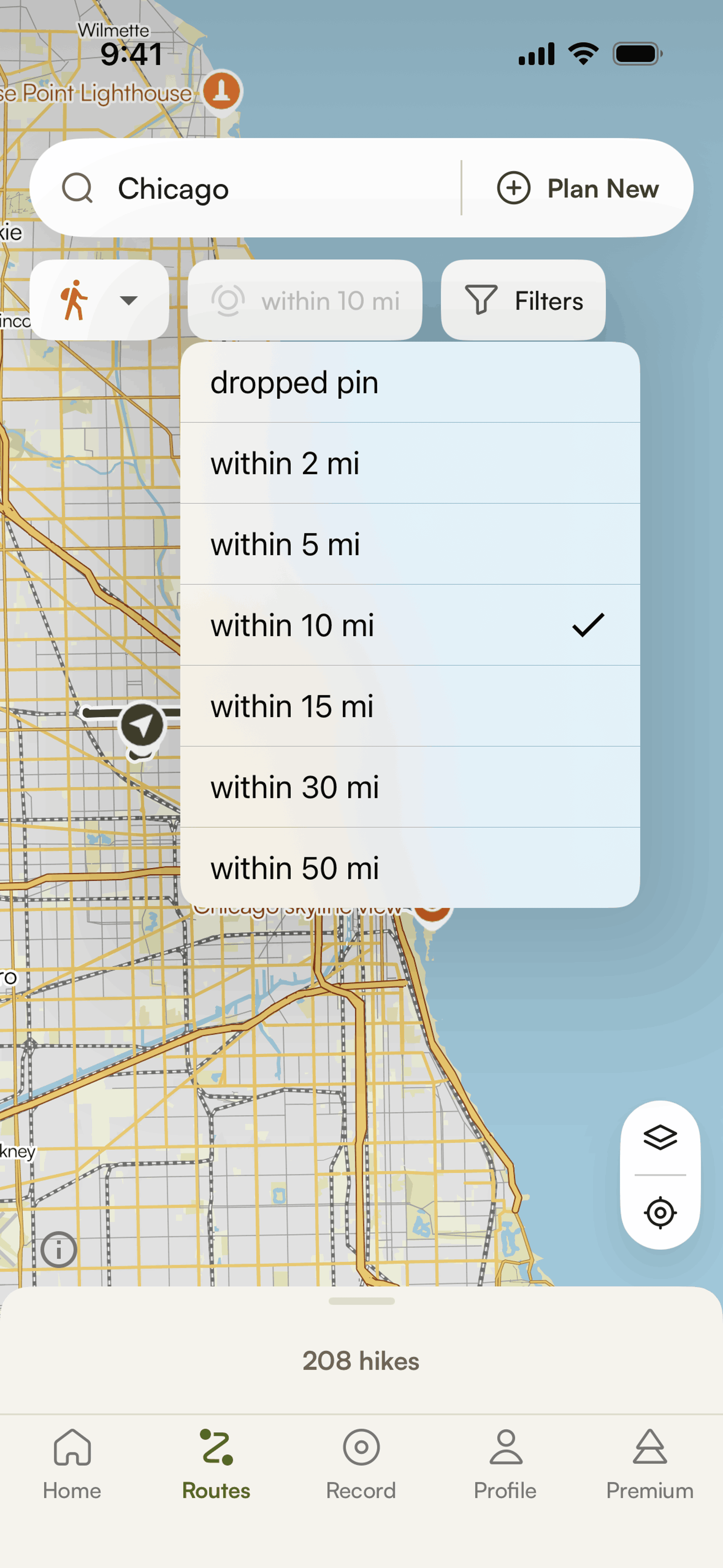 komoot iOS Health & Fitness interface screenshot 16