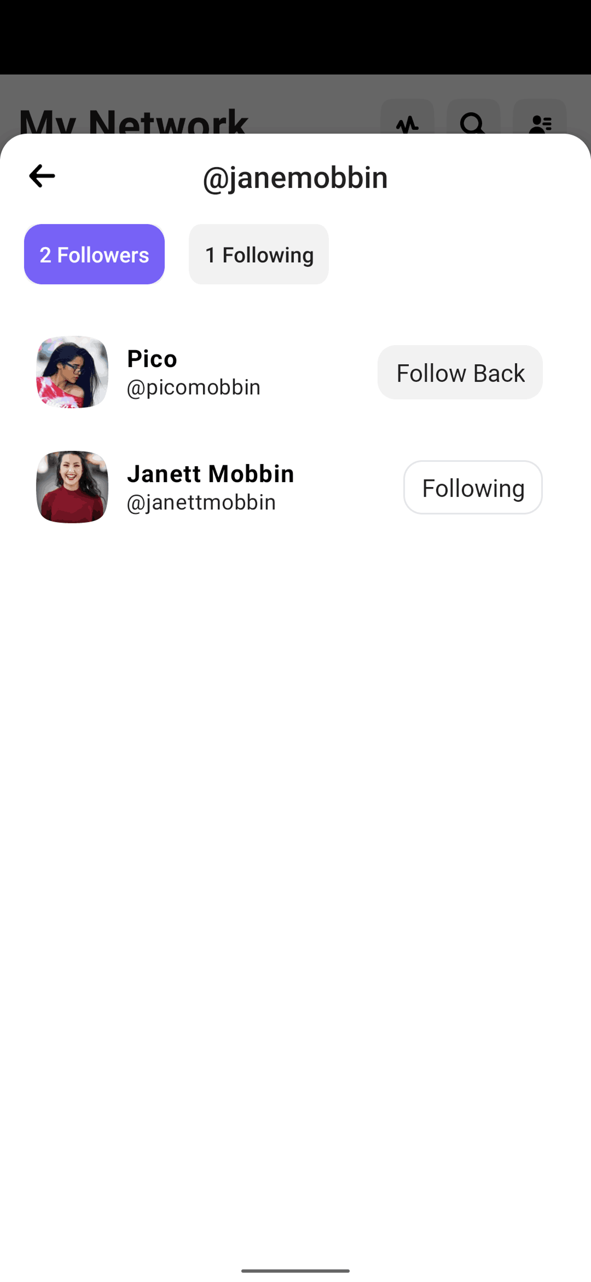 Airtime Android Social Networking interface screenshot 7