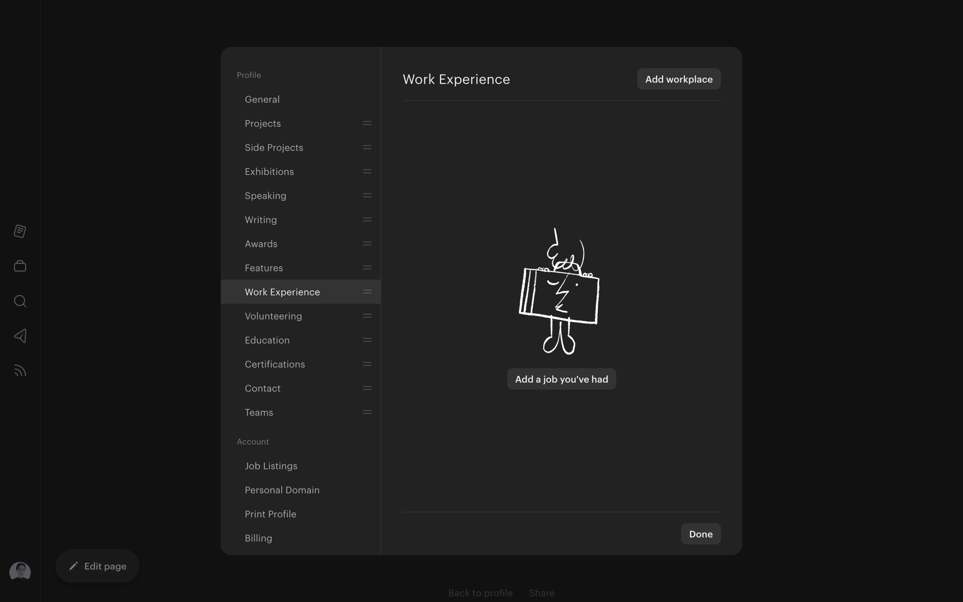 Read.cv Web Social Networking interface screenshot 17