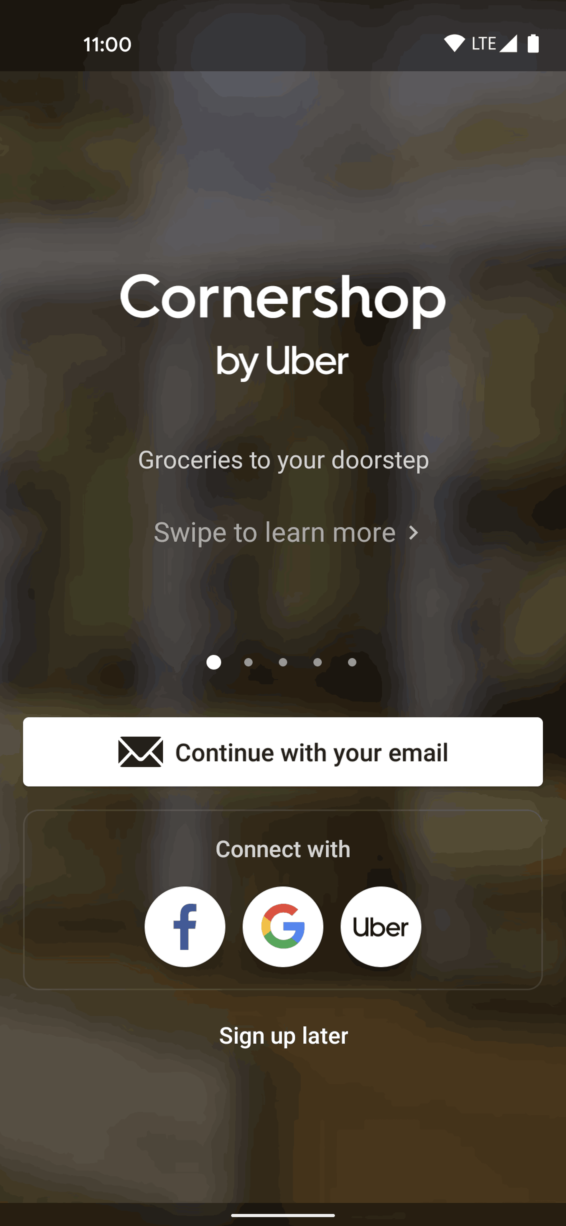 Cornershop Android Food & Drink interface screenshot 1
