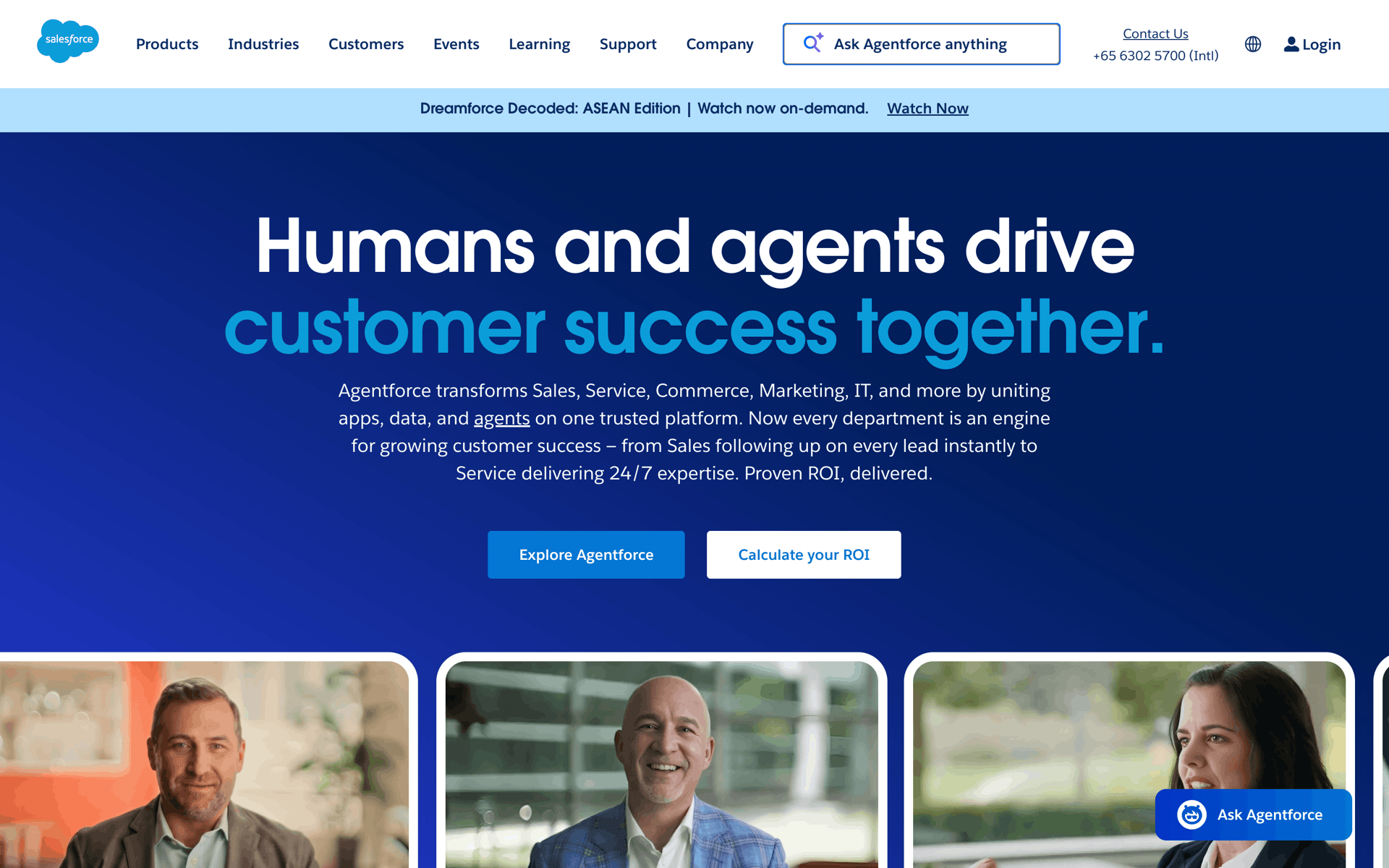 Salesforce Web Business interface screenshot 2