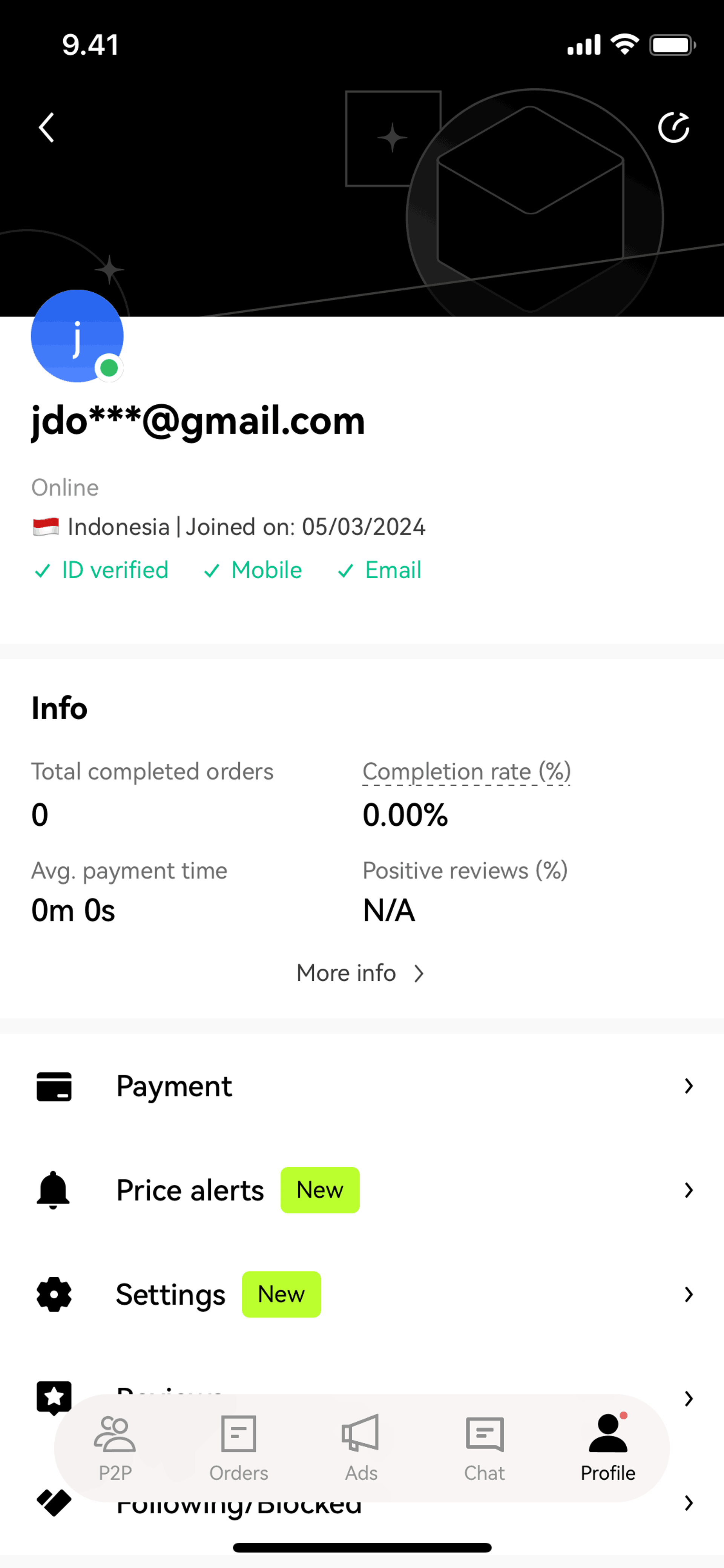 OKX iOS Finance interface screenshot 14
