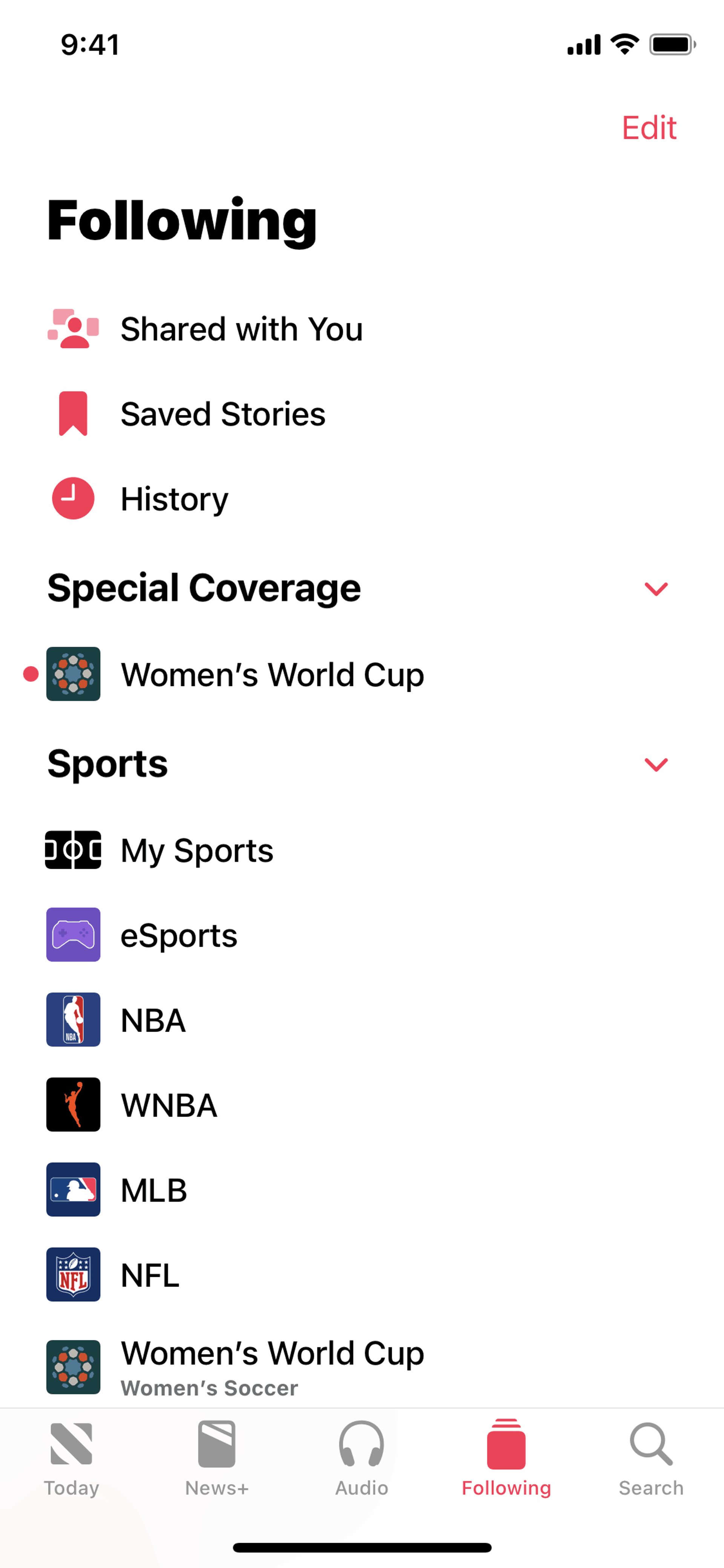 Apple News iOS News interface screenshot 10