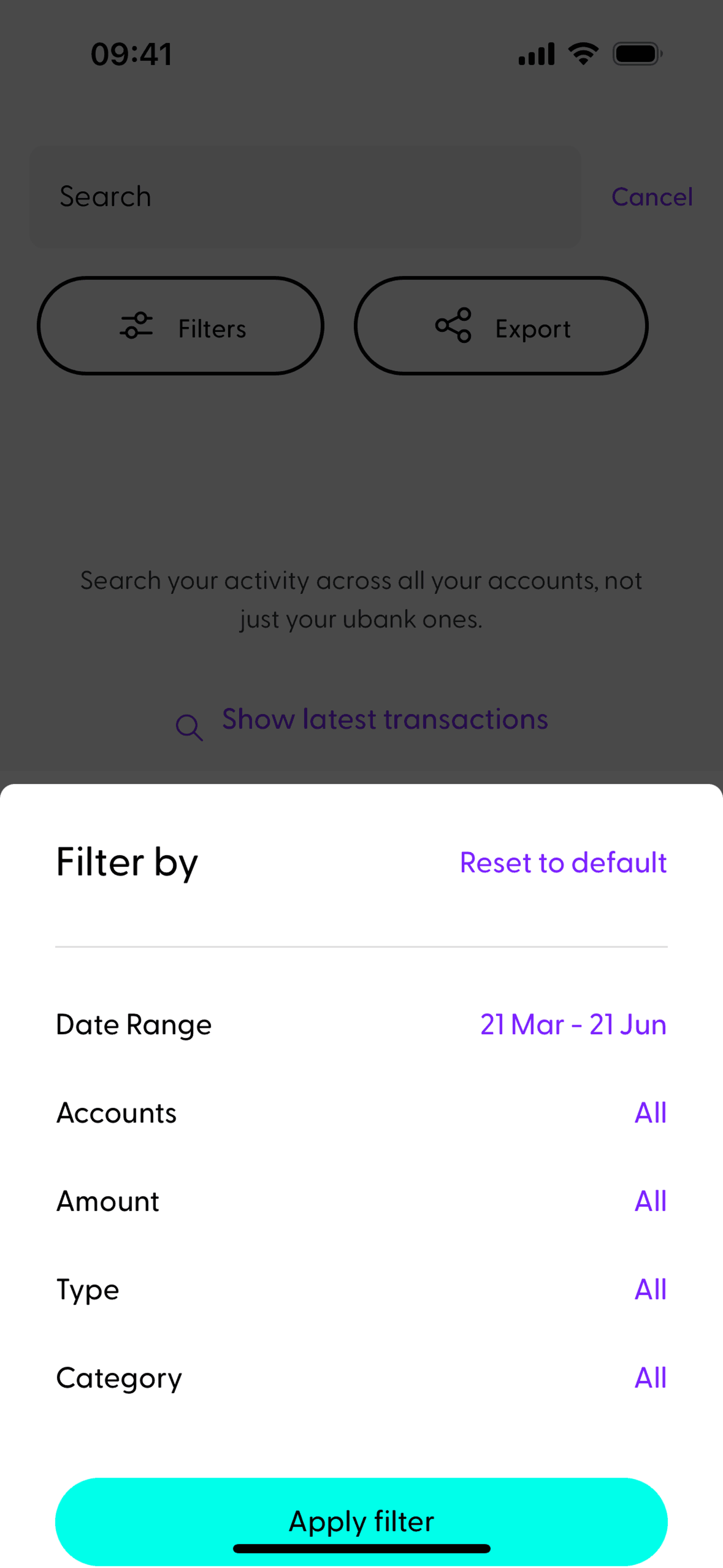Ubank Money App iOS Finance interface screenshot 21
