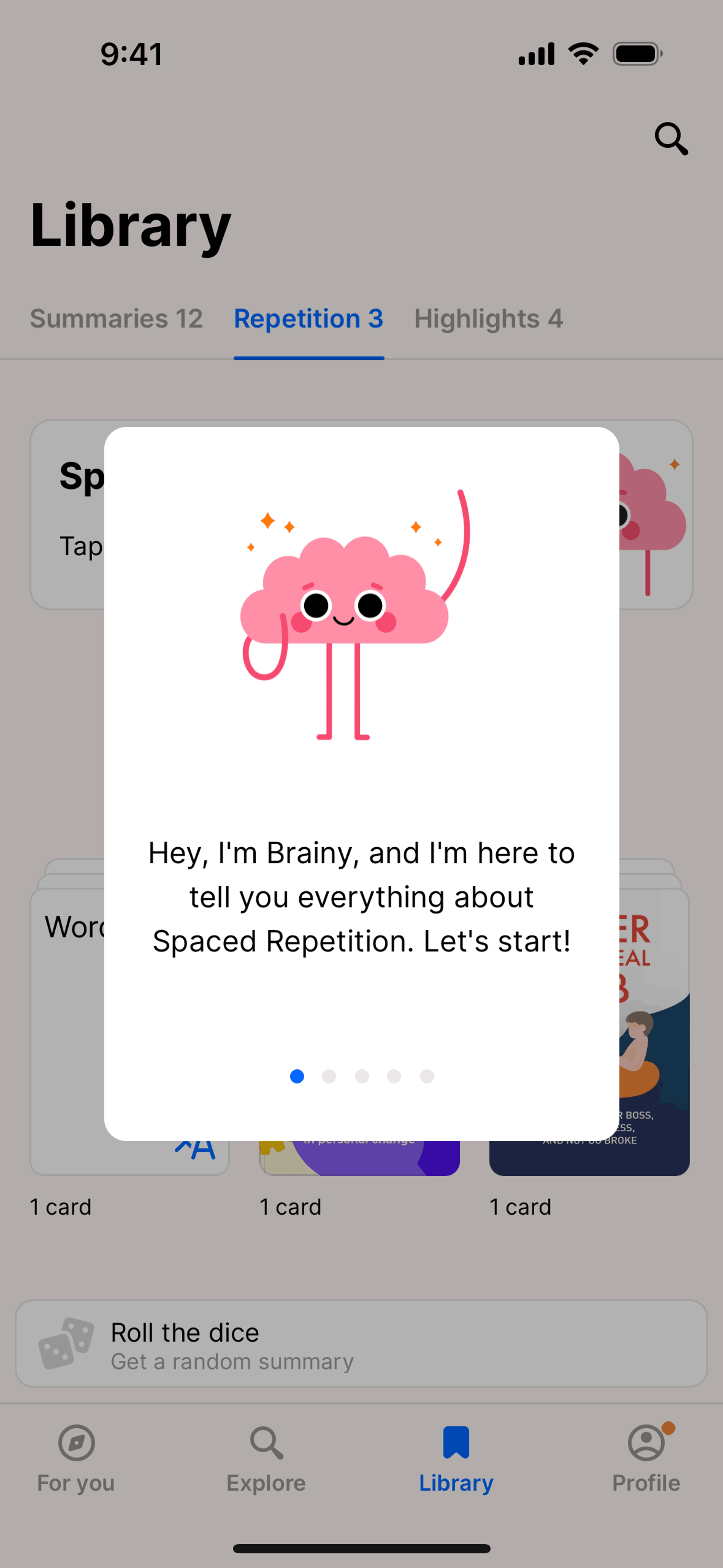 Headway iOS Education interface screenshot 17