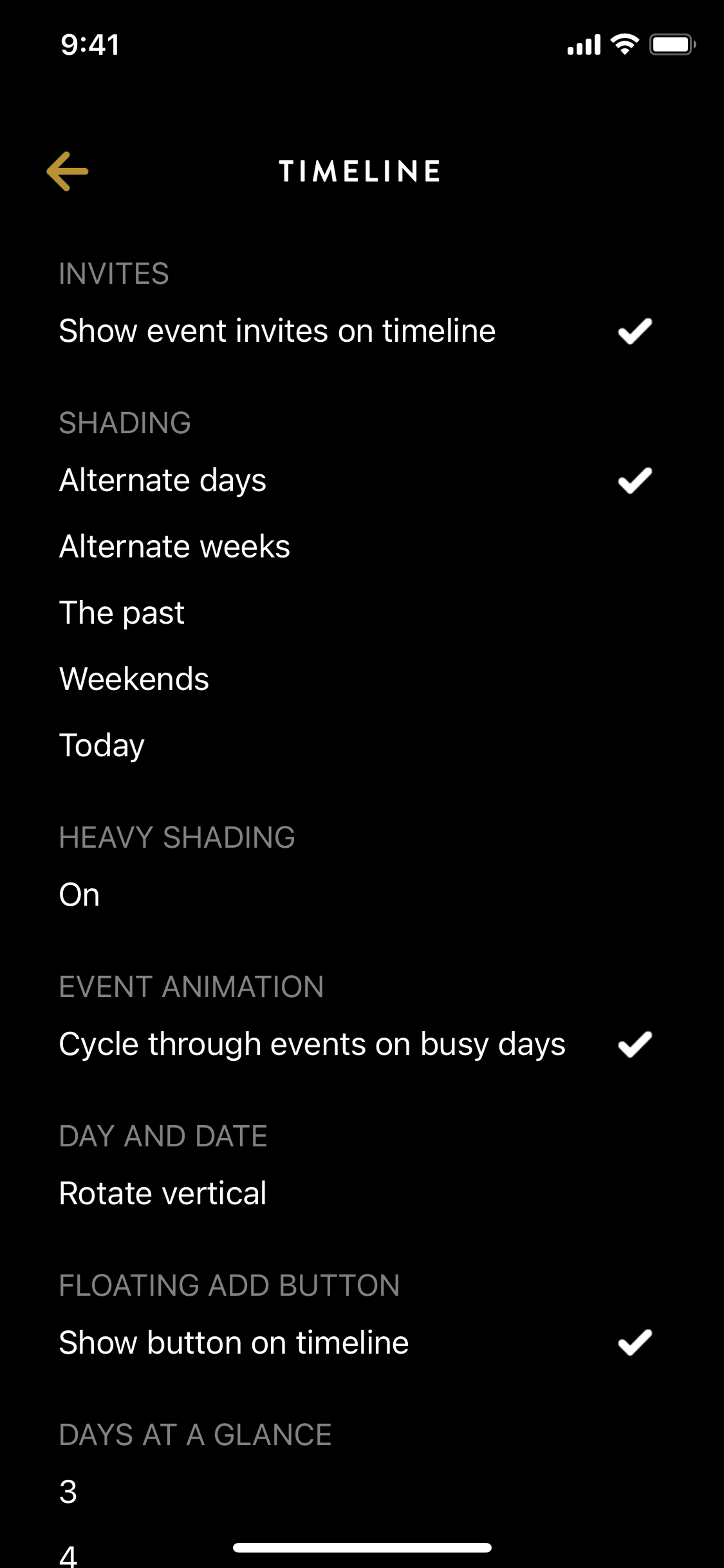 Timepage iOS Productivity interface screenshot 6