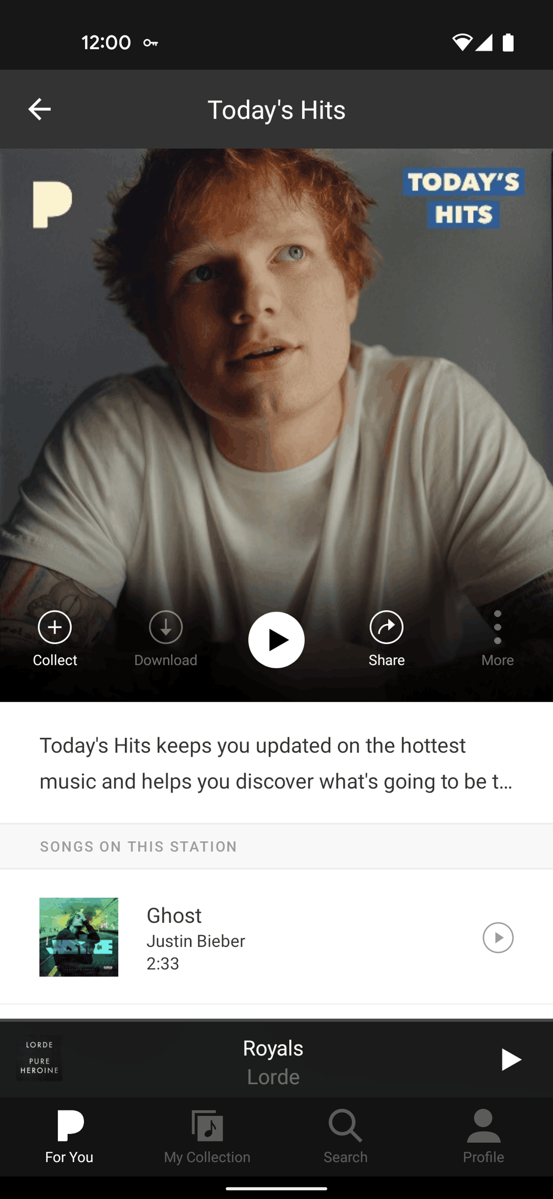 Pandora Android Music & Audio interface screenshot 12