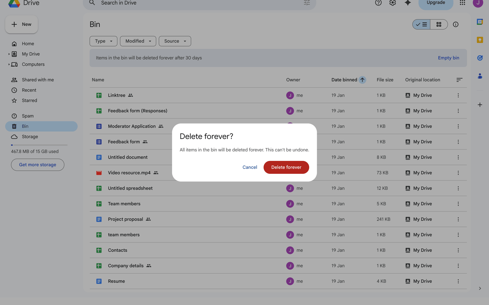 Google Drive Web Productivity interface screenshot 10