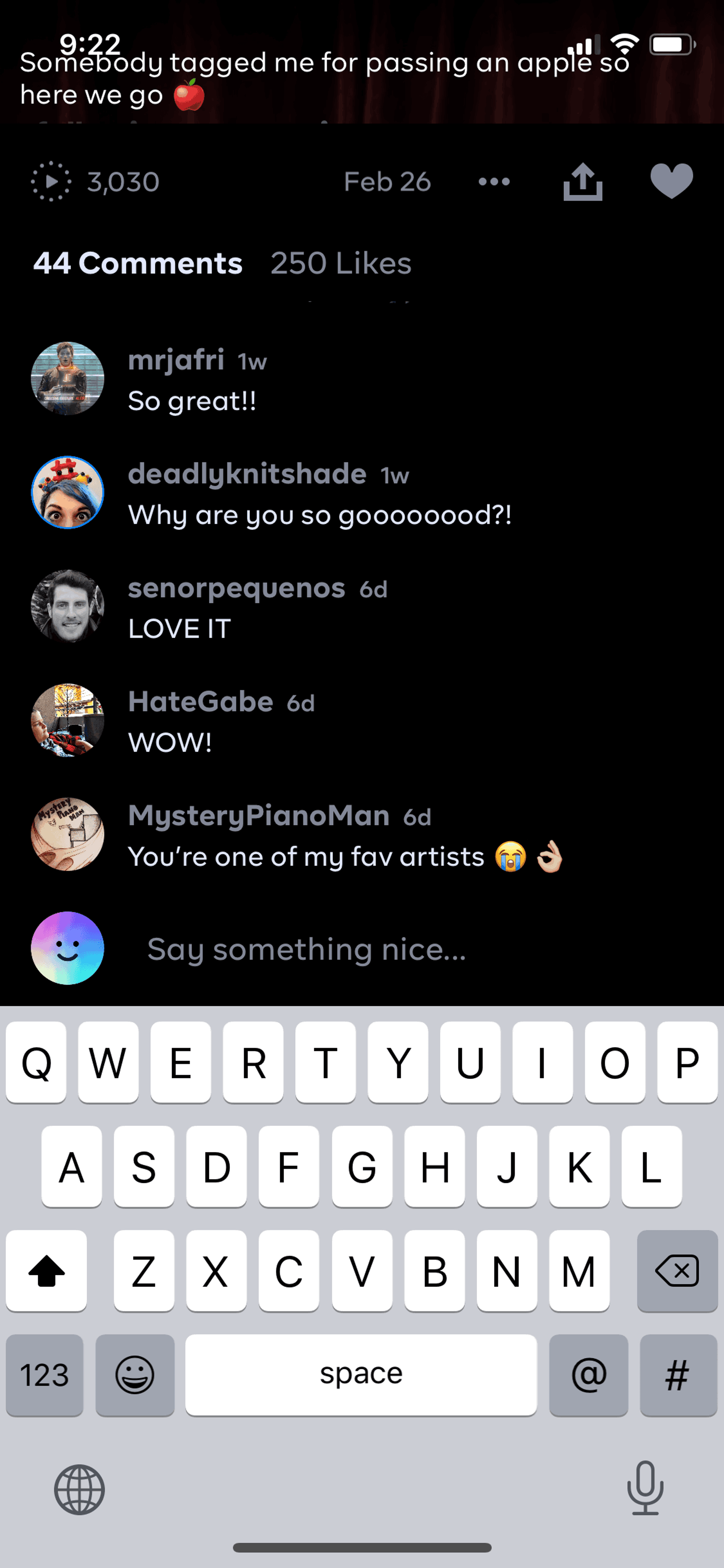 Byte iOS Social Networking interface screenshot 17