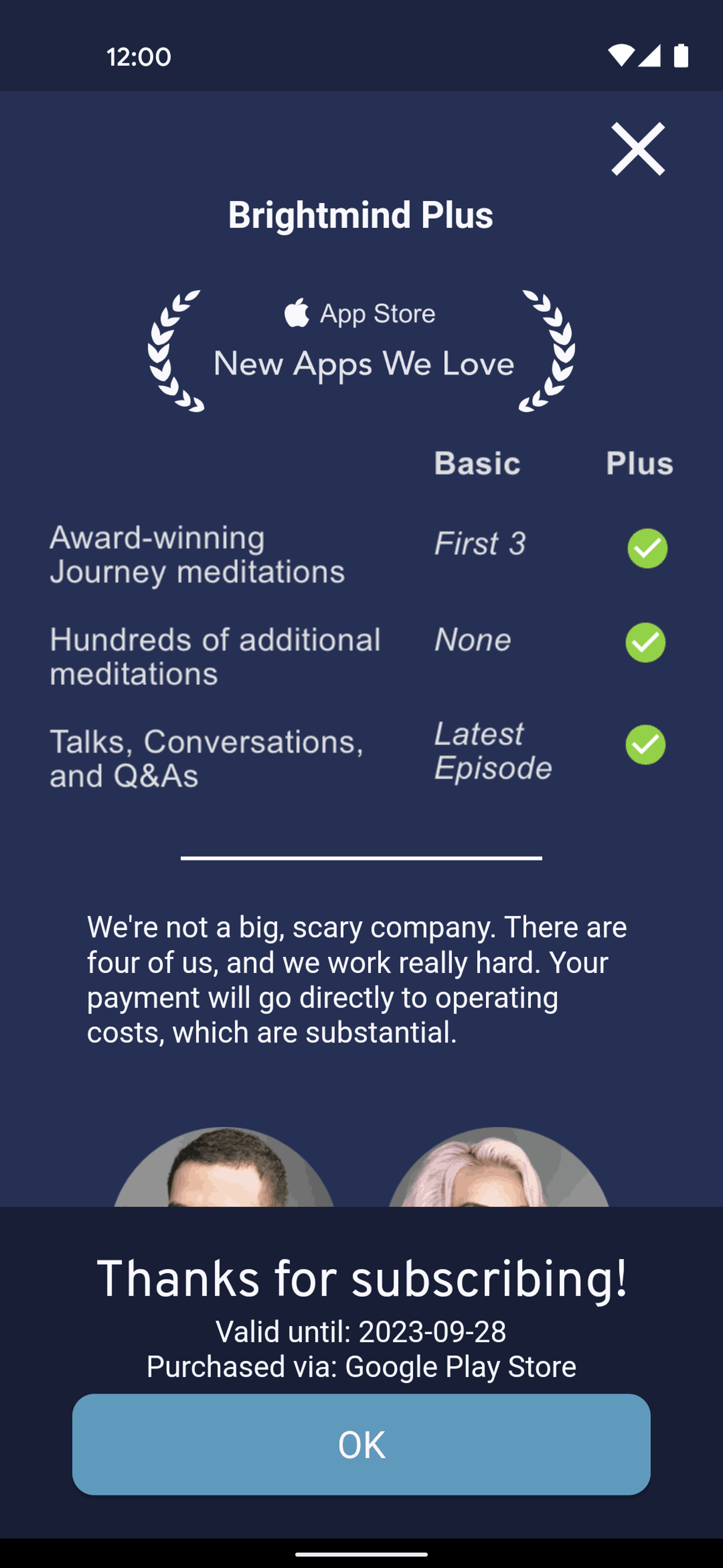 Brightmind Android Health & Fitness interface screenshot 17