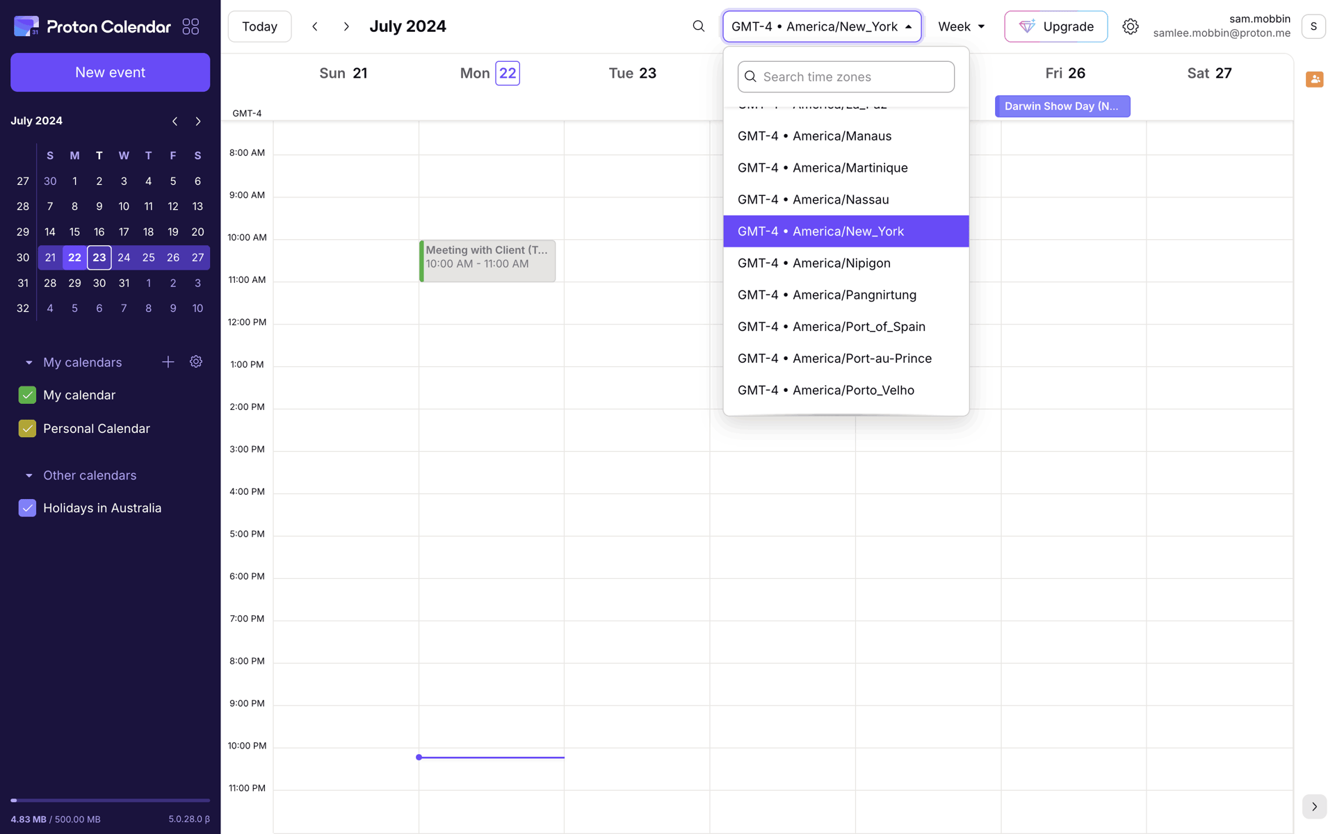 Proton Web Utilities interface screenshot 14