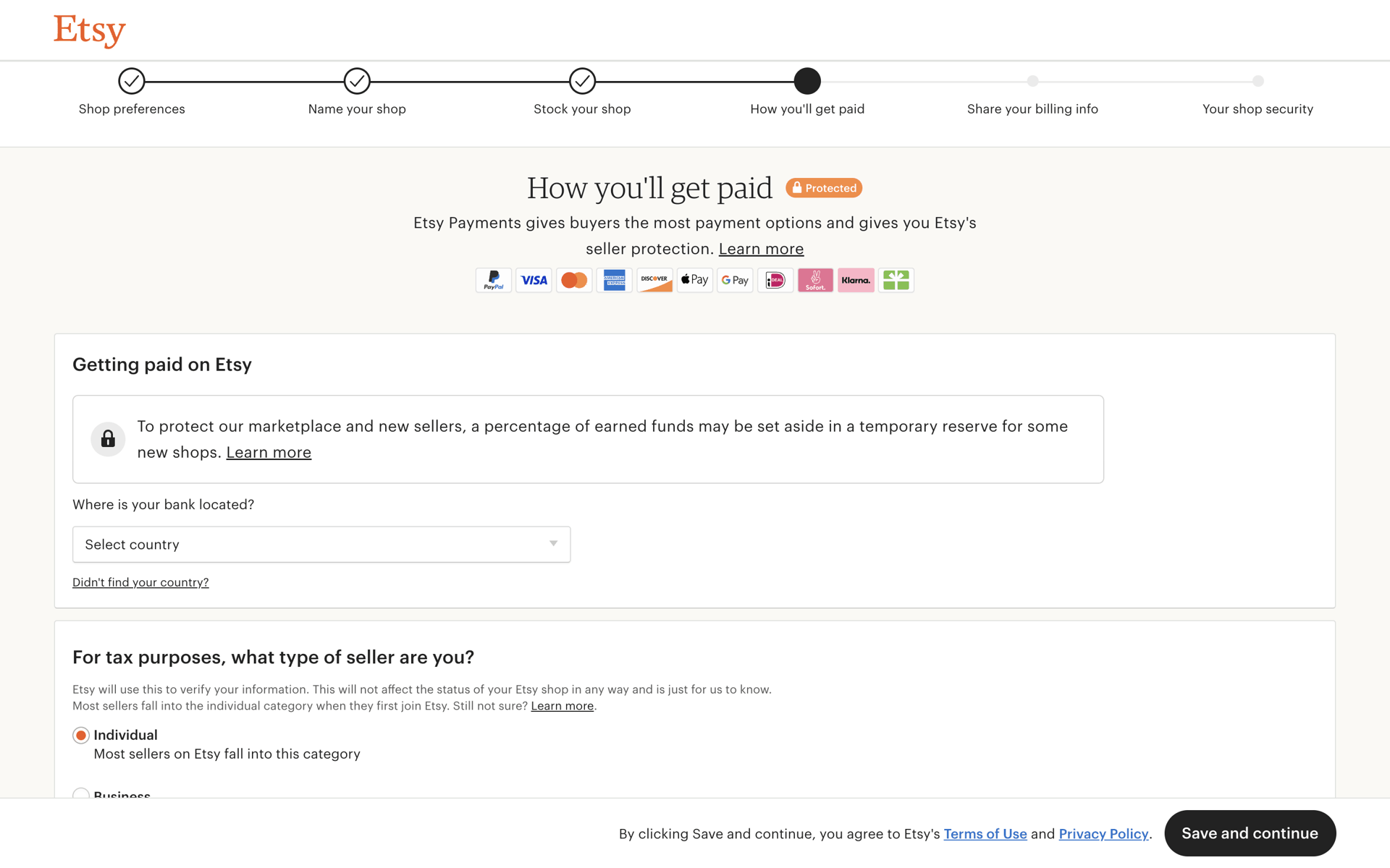 Etsy Web Business interface screenshot 16