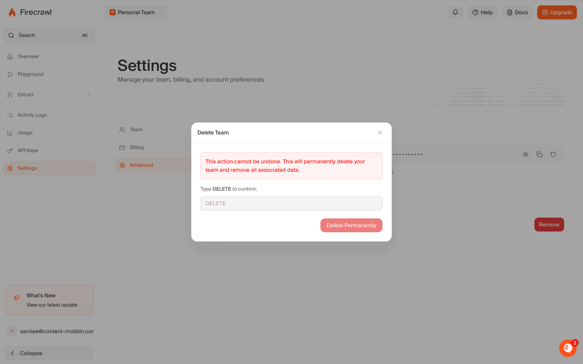 Firecrawl Web Developer Tools interface screenshot 7