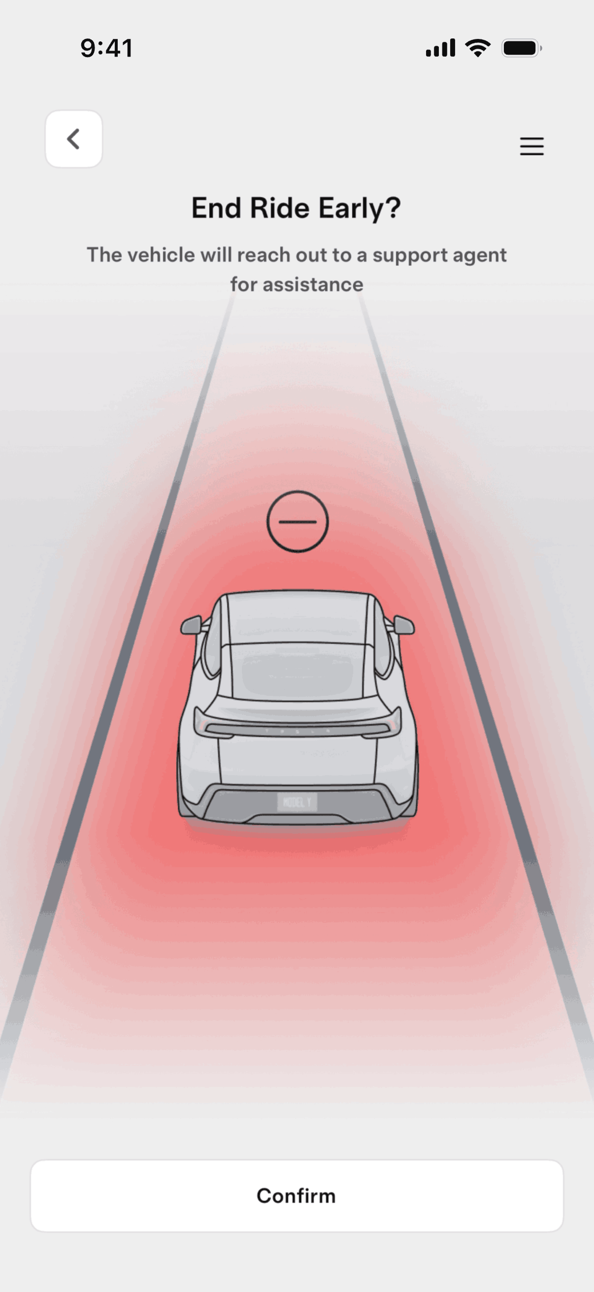 Tesla Robotaxi iOS Travel & Transportation interface screenshot 16