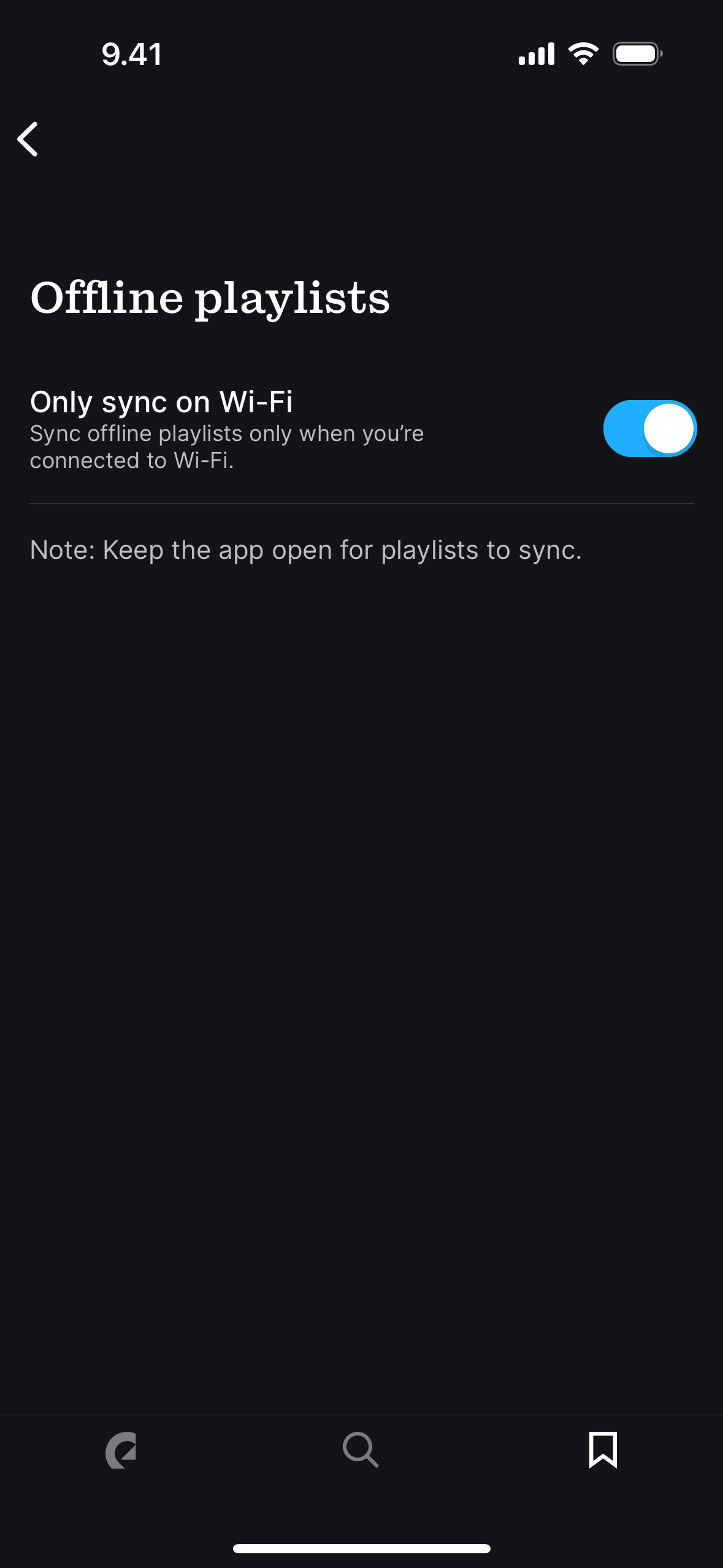 Epidemic Sound iOS Entertainment interface screenshot 14