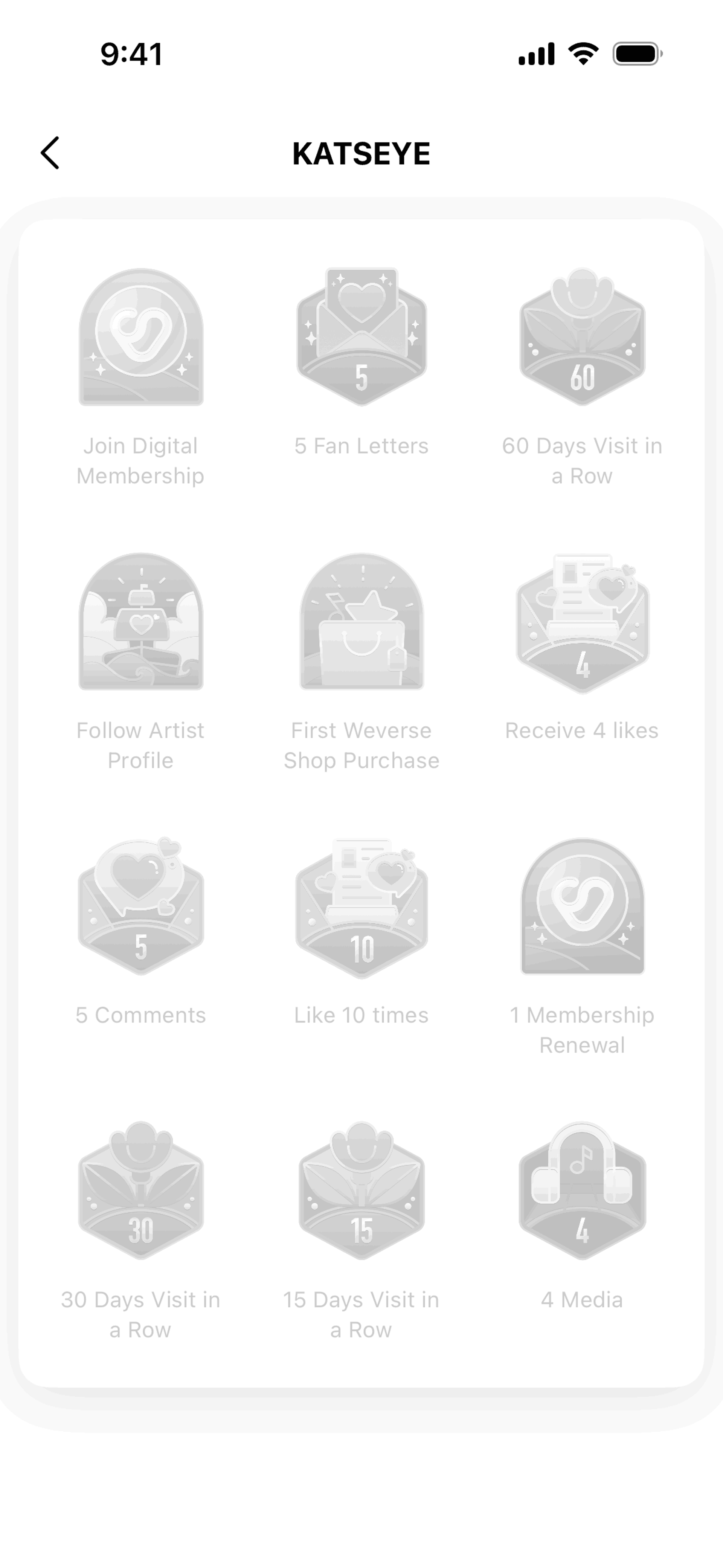 Weverse iOS Social Networking interface screenshot 18