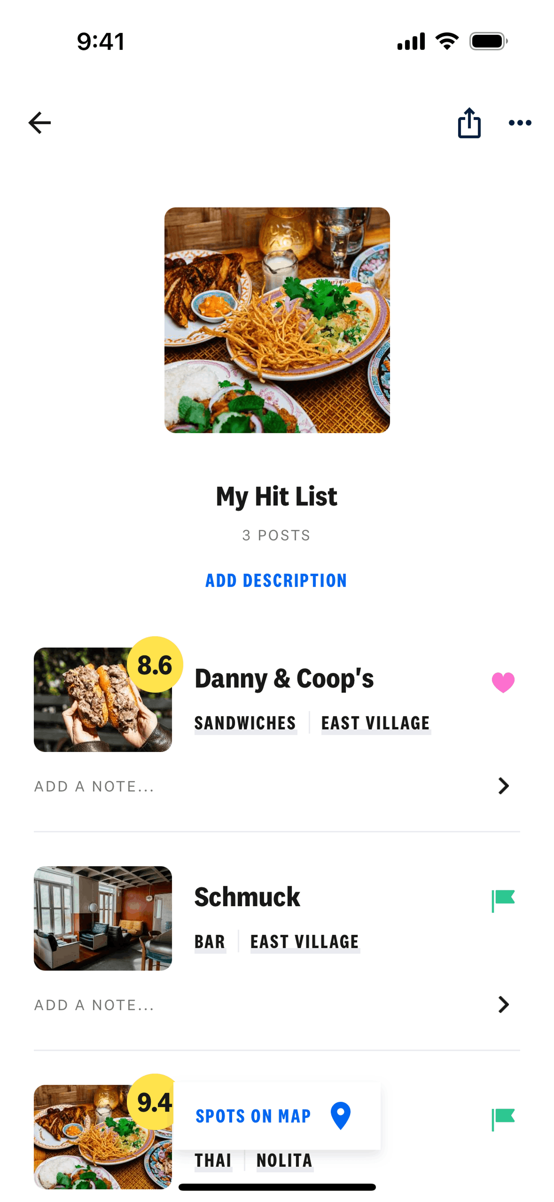 The Infatuation iOS Food & Drink interface screenshot 19