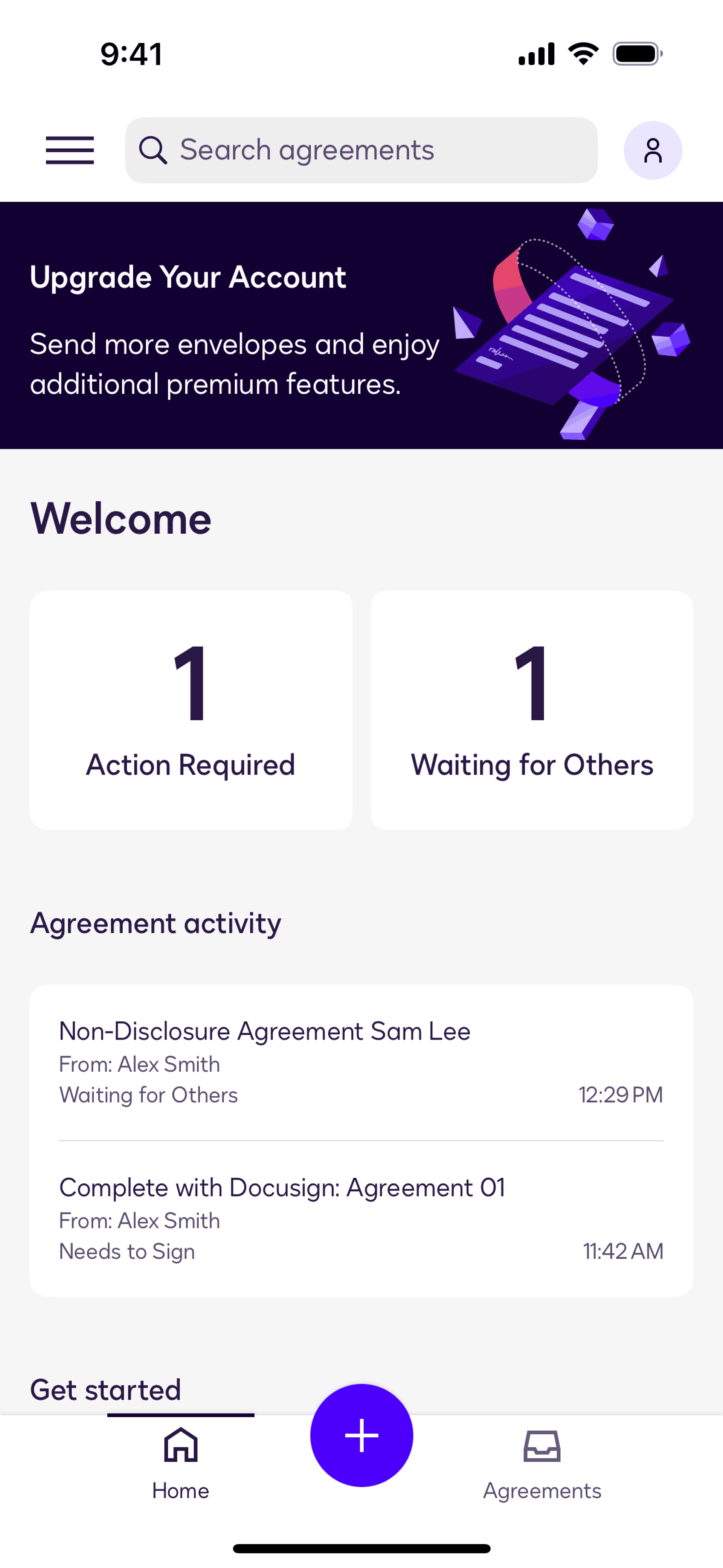Docusign iOS Productivity interface screenshot 5
