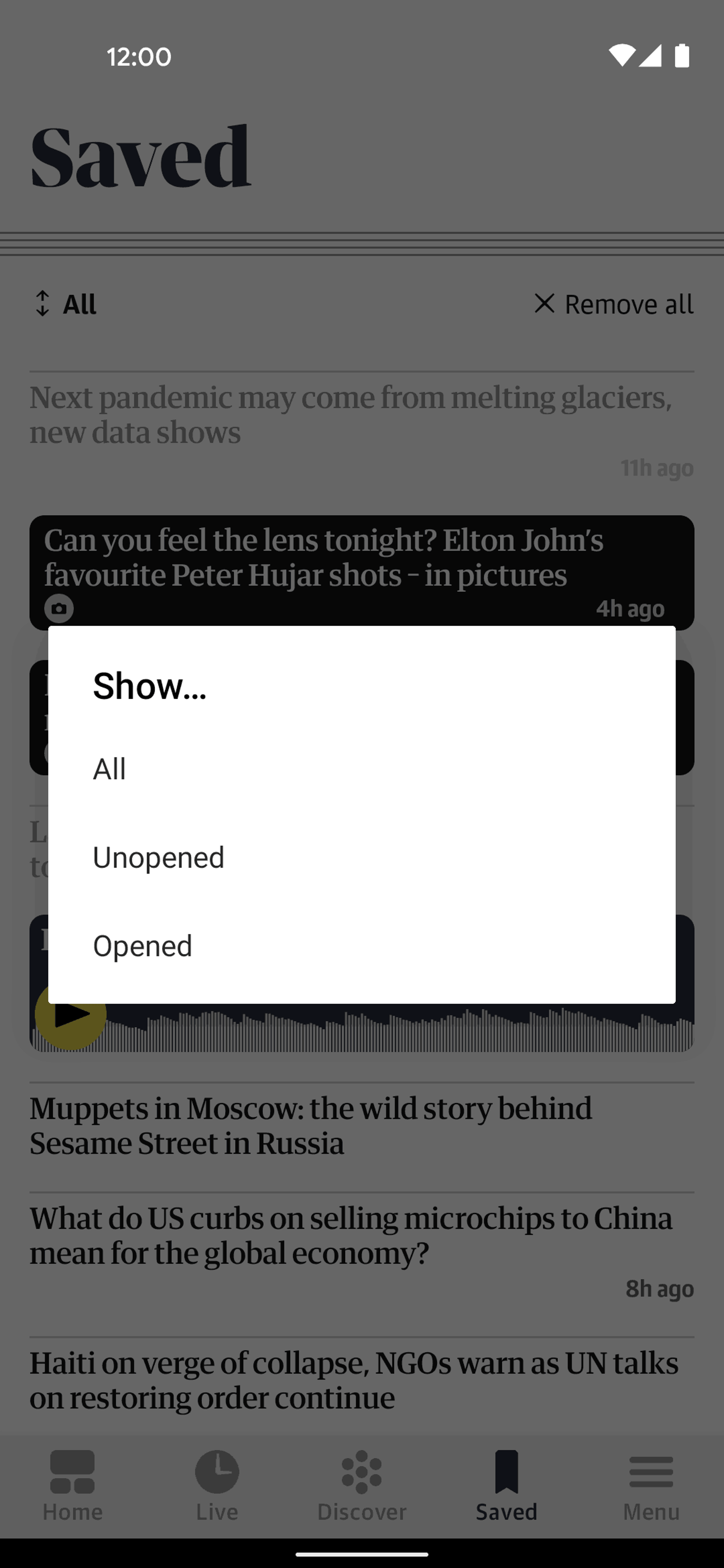 The Guardian Android News interface screenshot 18