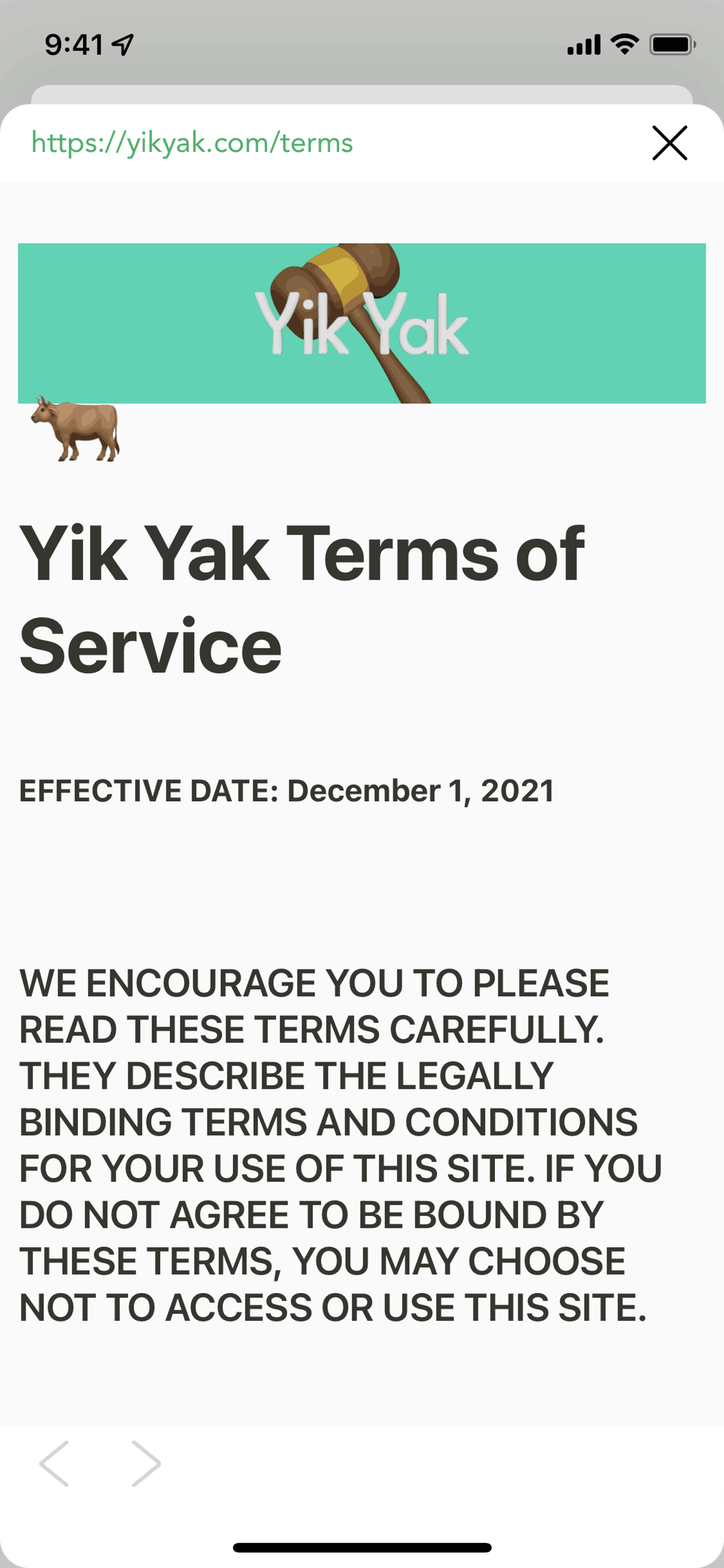 Yik Yak iOS Social Networking interface screenshot 16